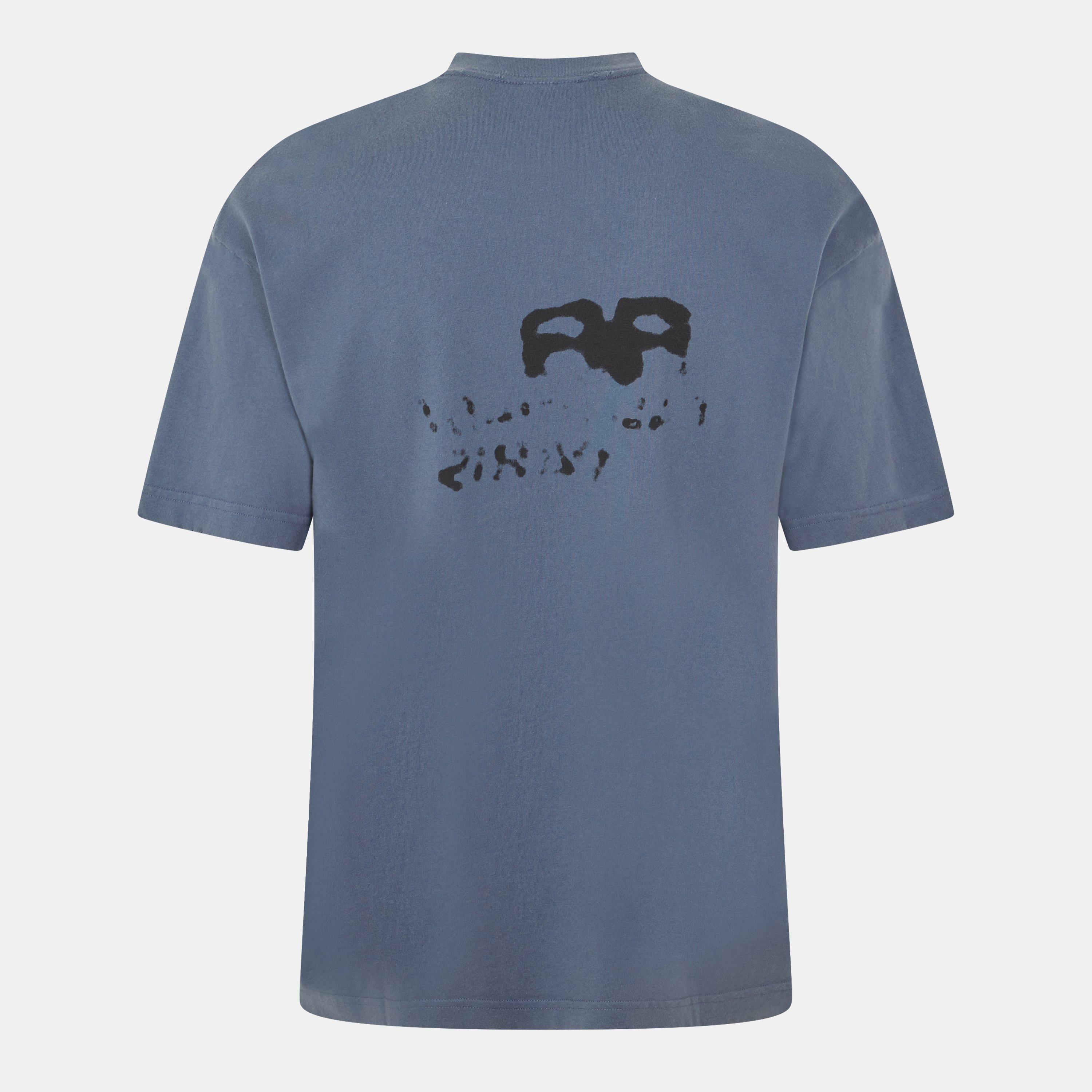 Blue/Black - Balenciaga - Men's Regular Fit T-Shirt - 2