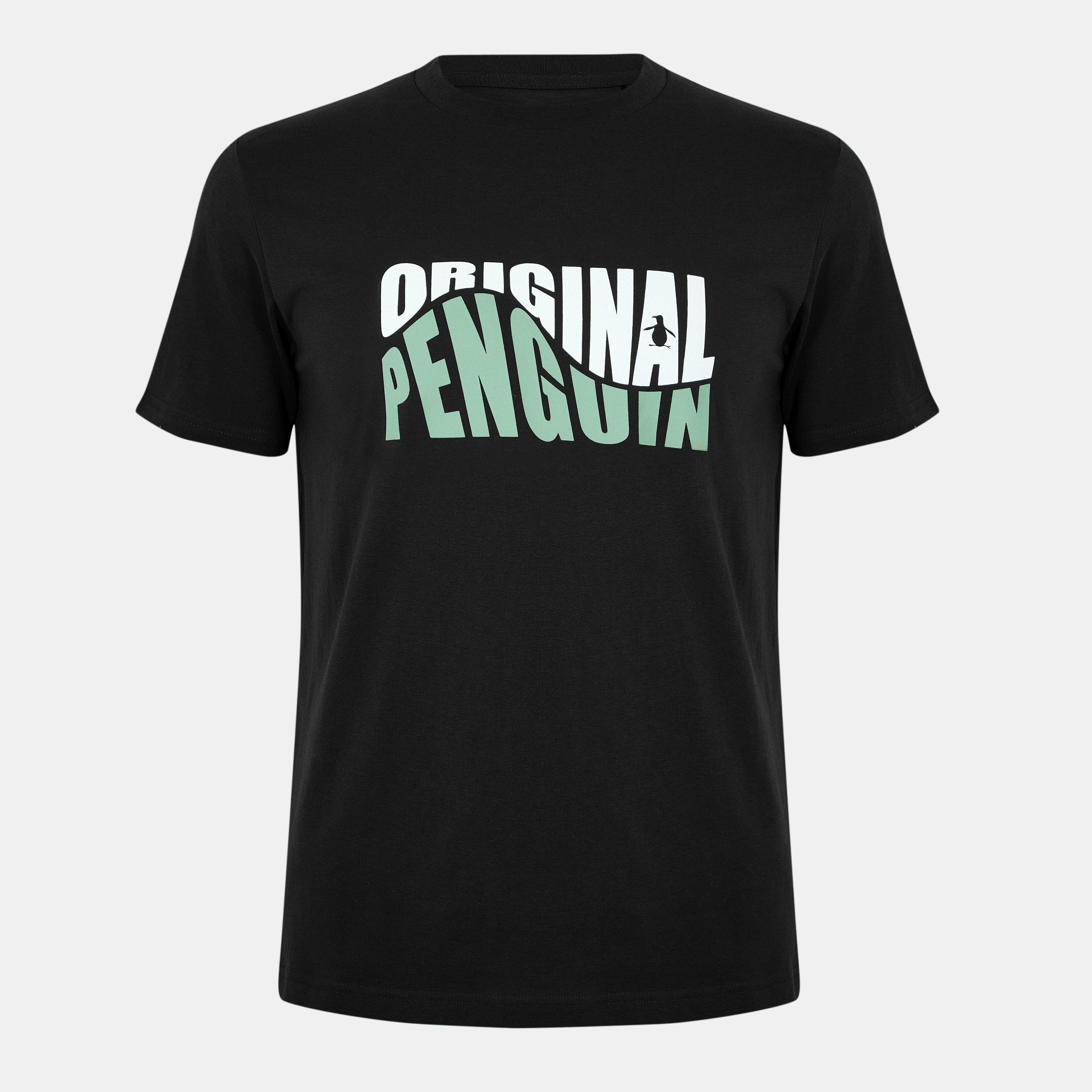 True Black - Original Penguin - Men's Crew Neck Short Sleeve T-Shirt - 1