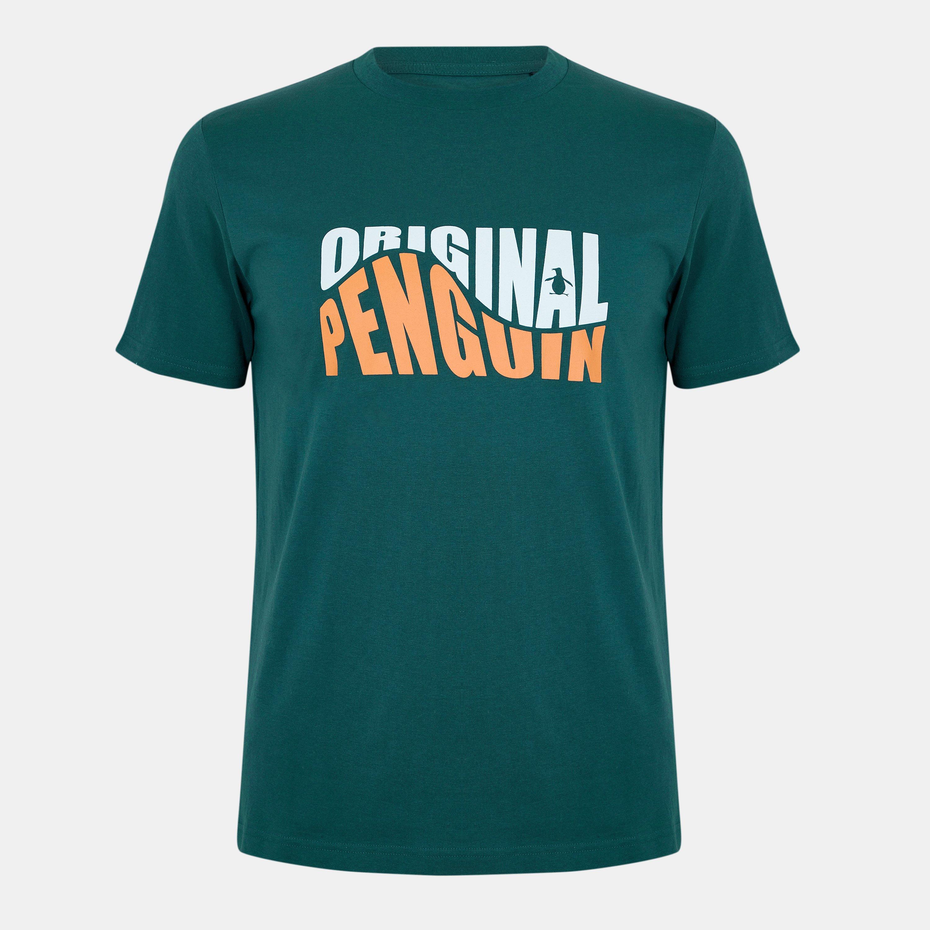 Original Penguin Men's Crew Neck Short Sleeve T-Shirt - June Bug - Medium
