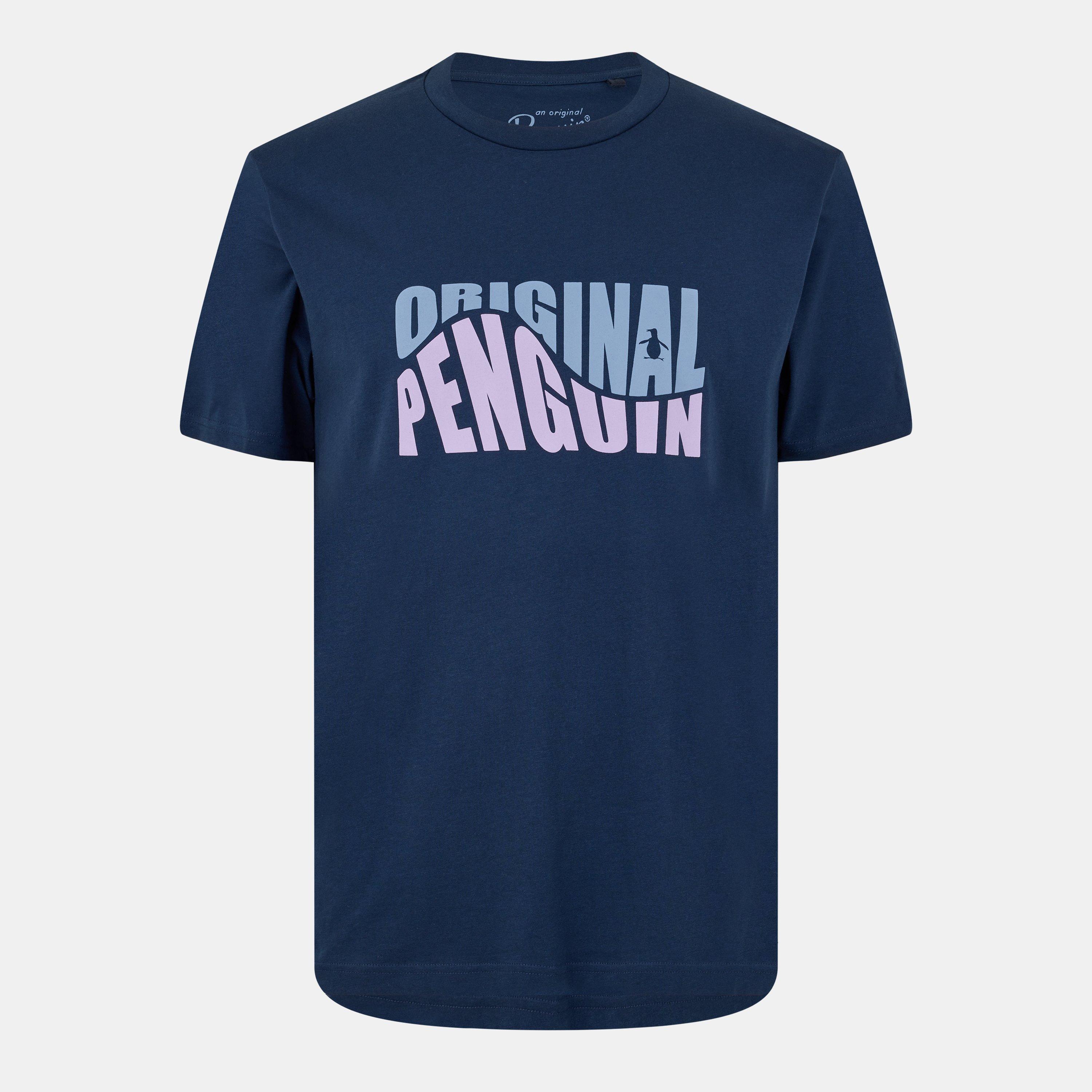Original Penguin Men's Crew Neck Short Sleeve T-Shirt - Yale - Small