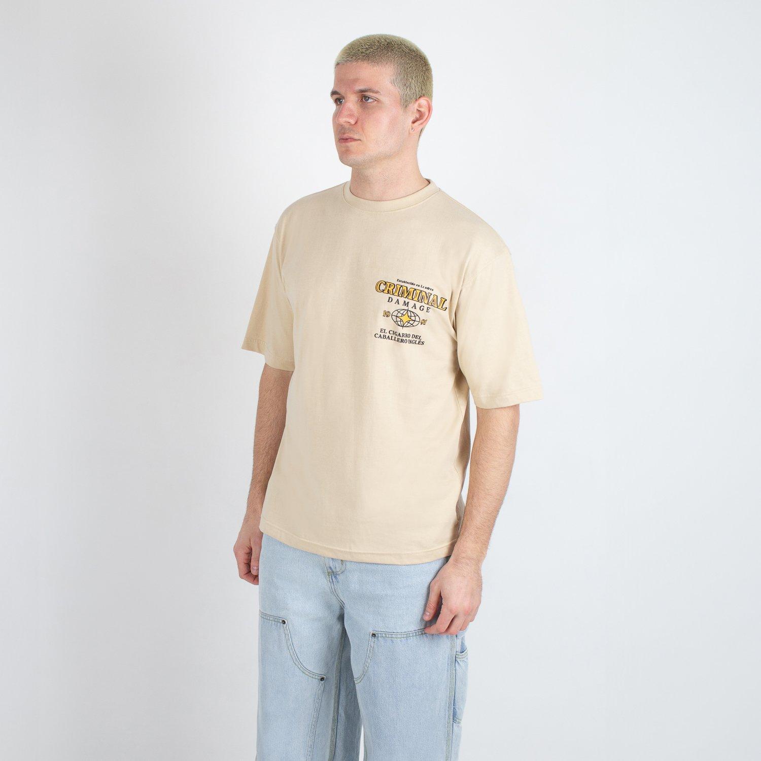 Sand - Criminal Damage - Damage Cigar Tee - 2