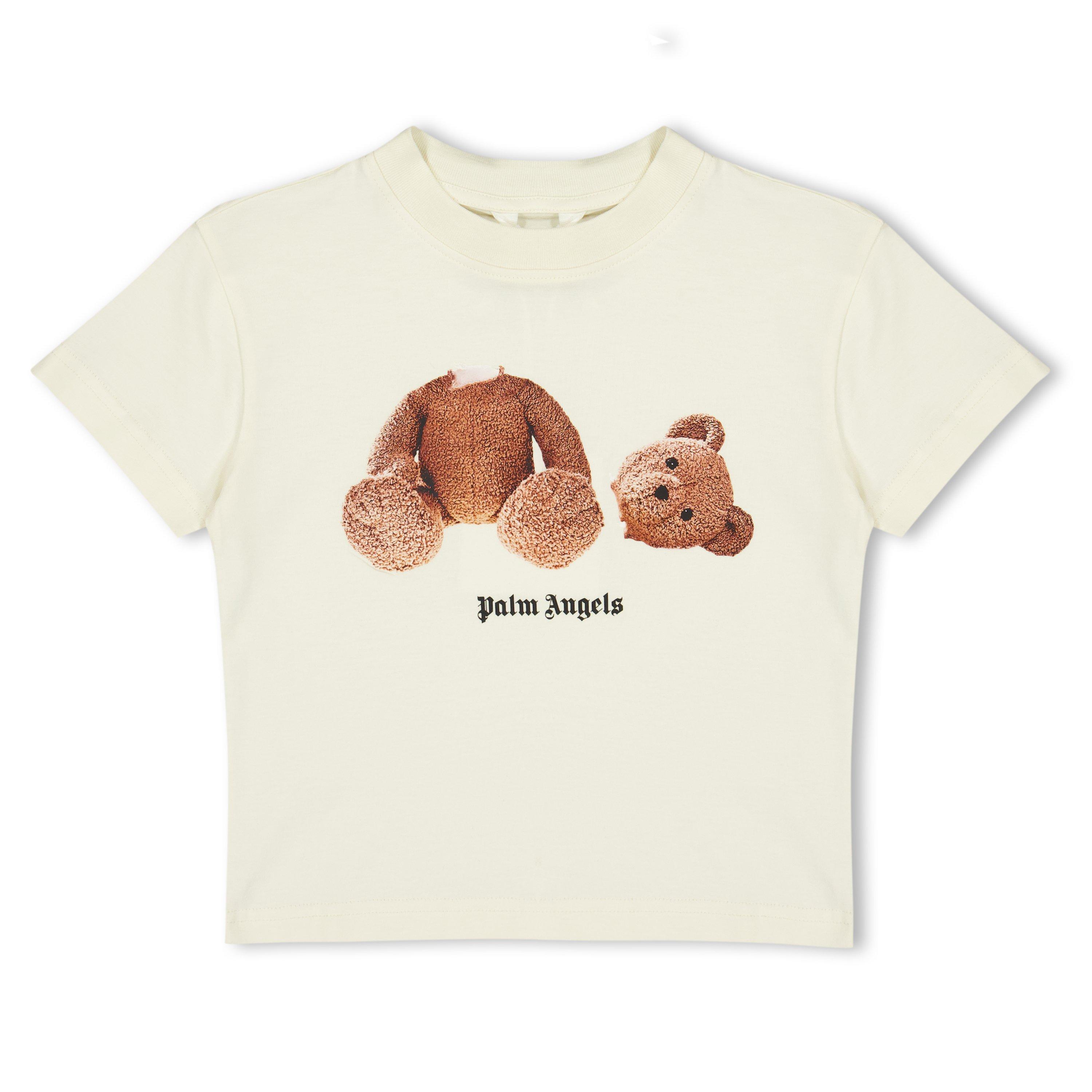 Palm Angels Kids' T-Shirt - White - Size 14Y
