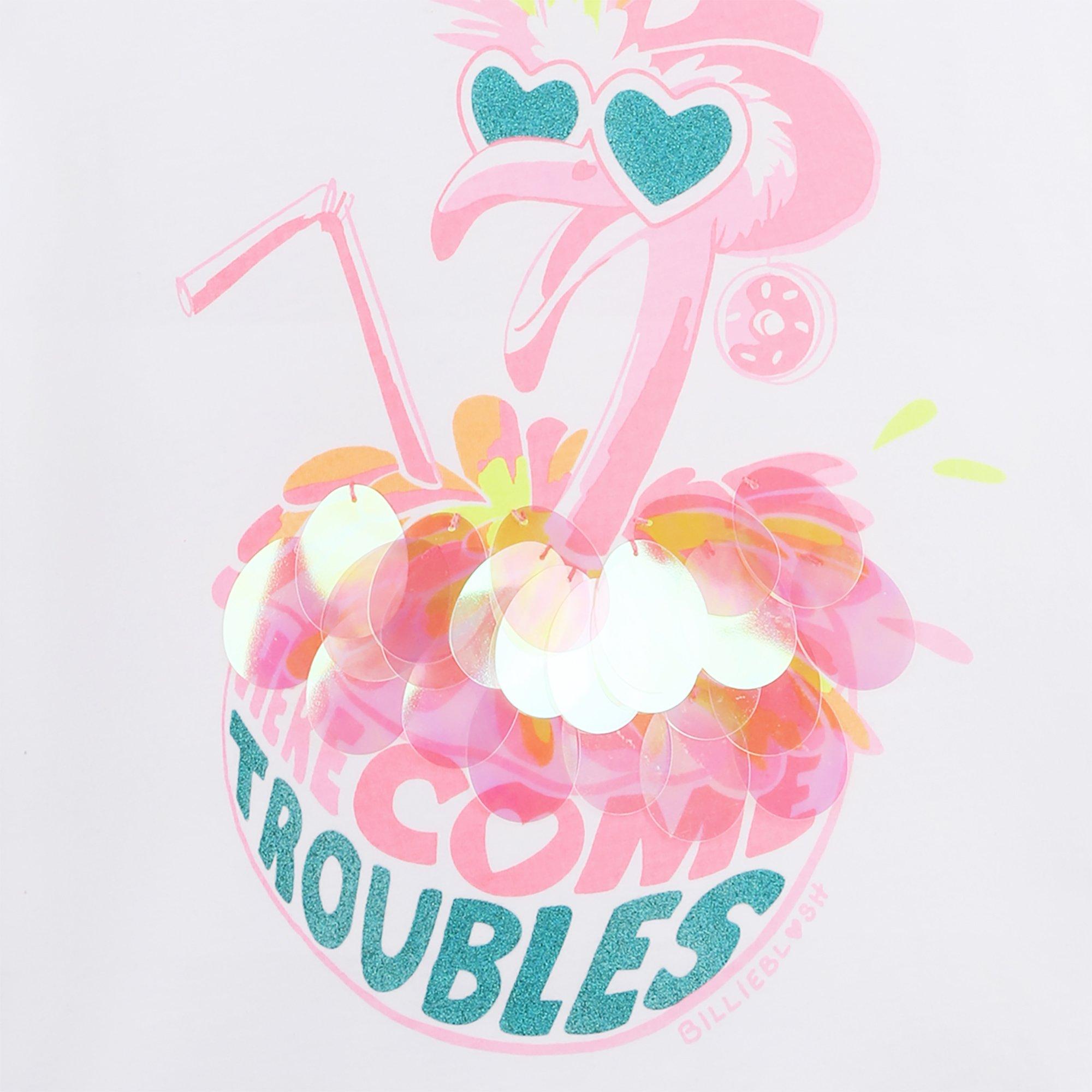 White - Billieblush - BilBlsh SS T Shirt Jn63 - 3