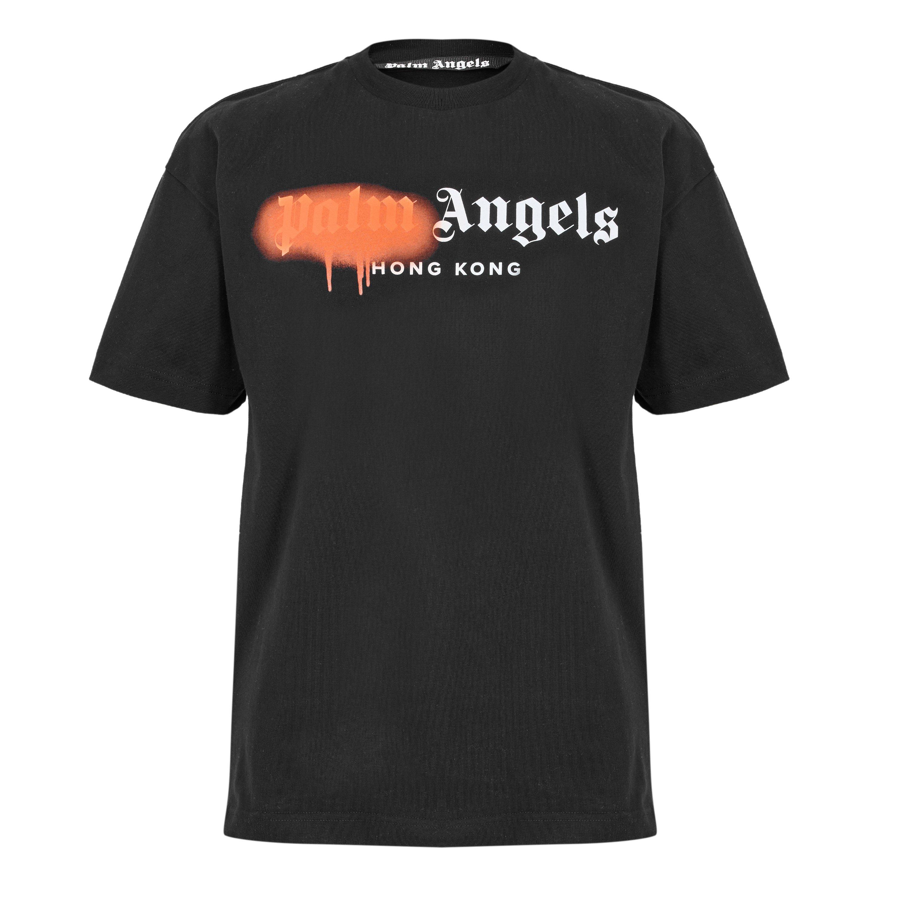 Palm Angels Men's Las Vegas T-Shirt - Black Orange - XS