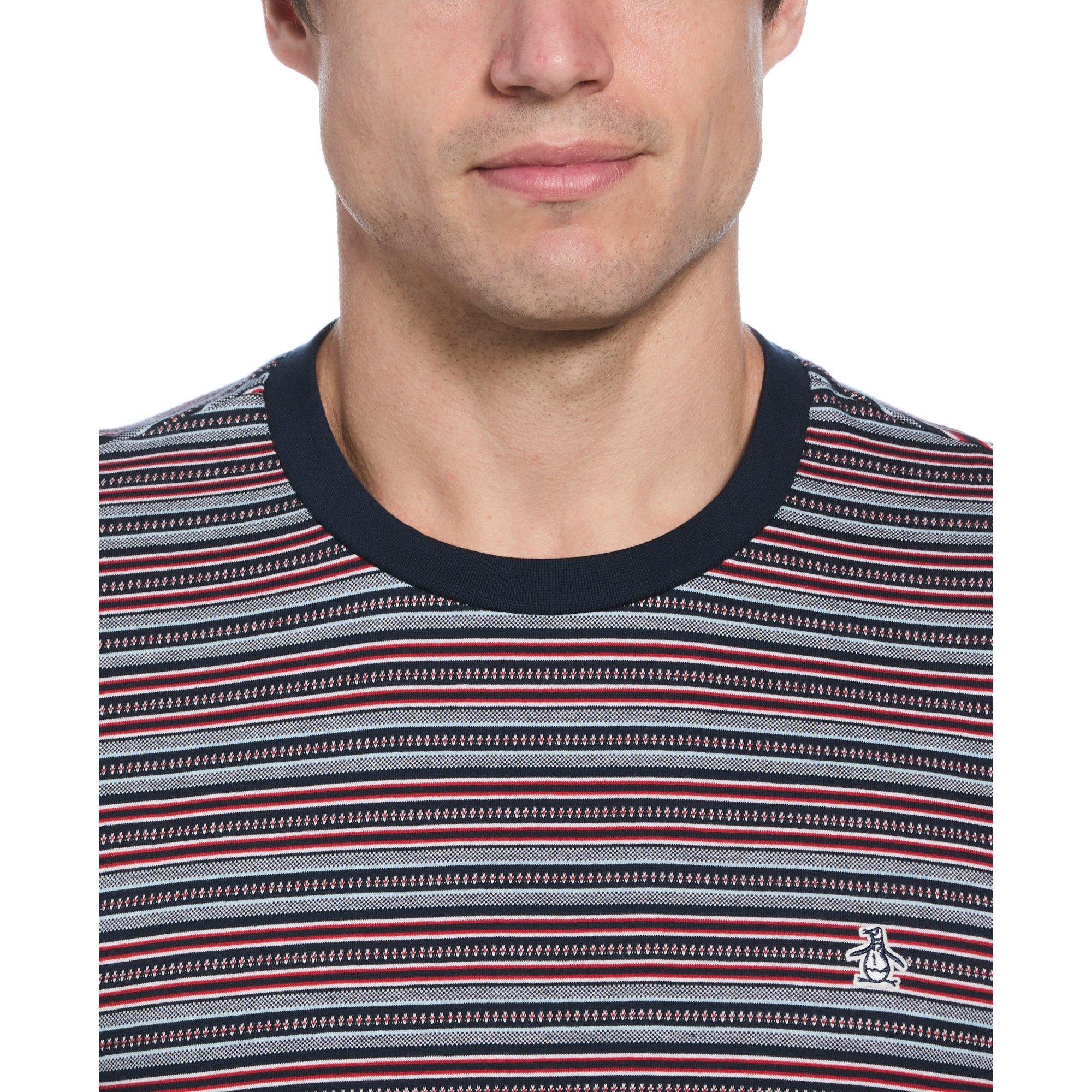 Tamno safirno - Original Penguin - Striped T-Shirt Mens - 2