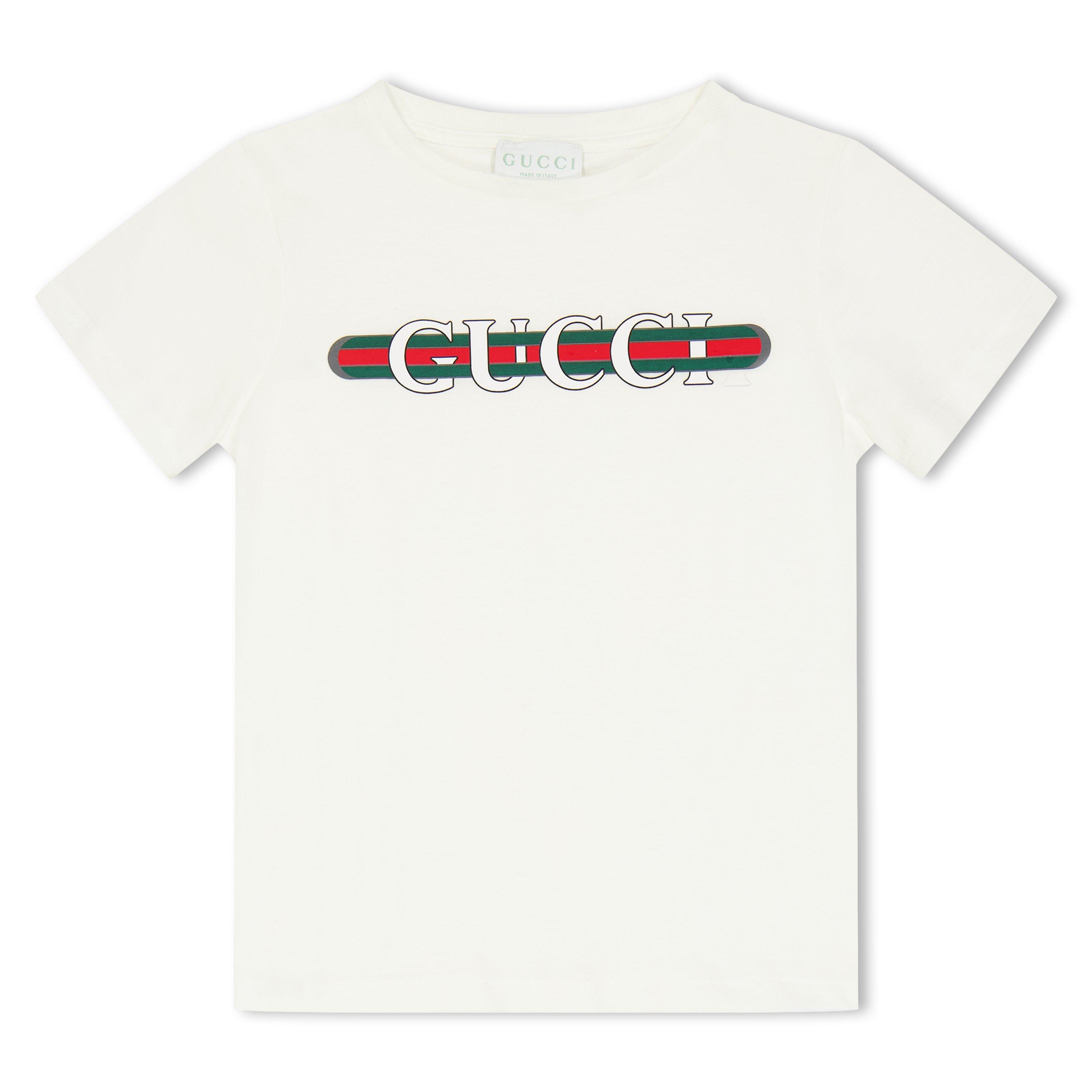 Gucci  Kids' Logo T-Shirt - White 9214 - Size 6Y