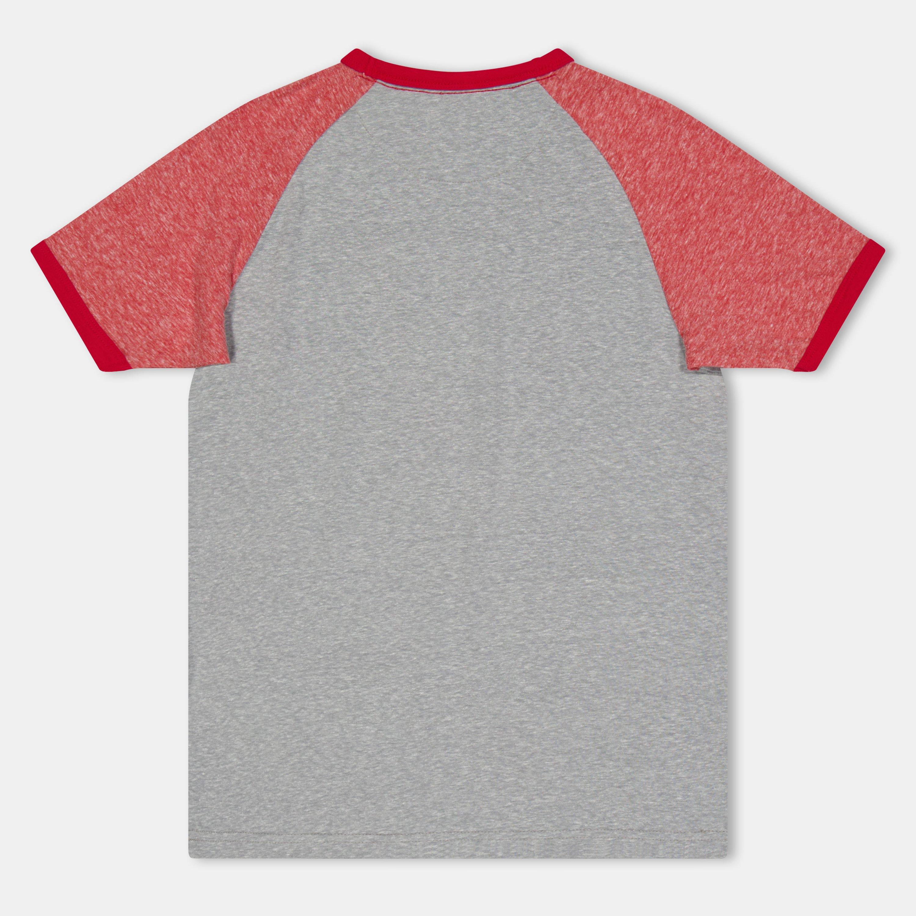 Sivo - Farah - Injection Slub Ringer Ss Tee Juniors - 2