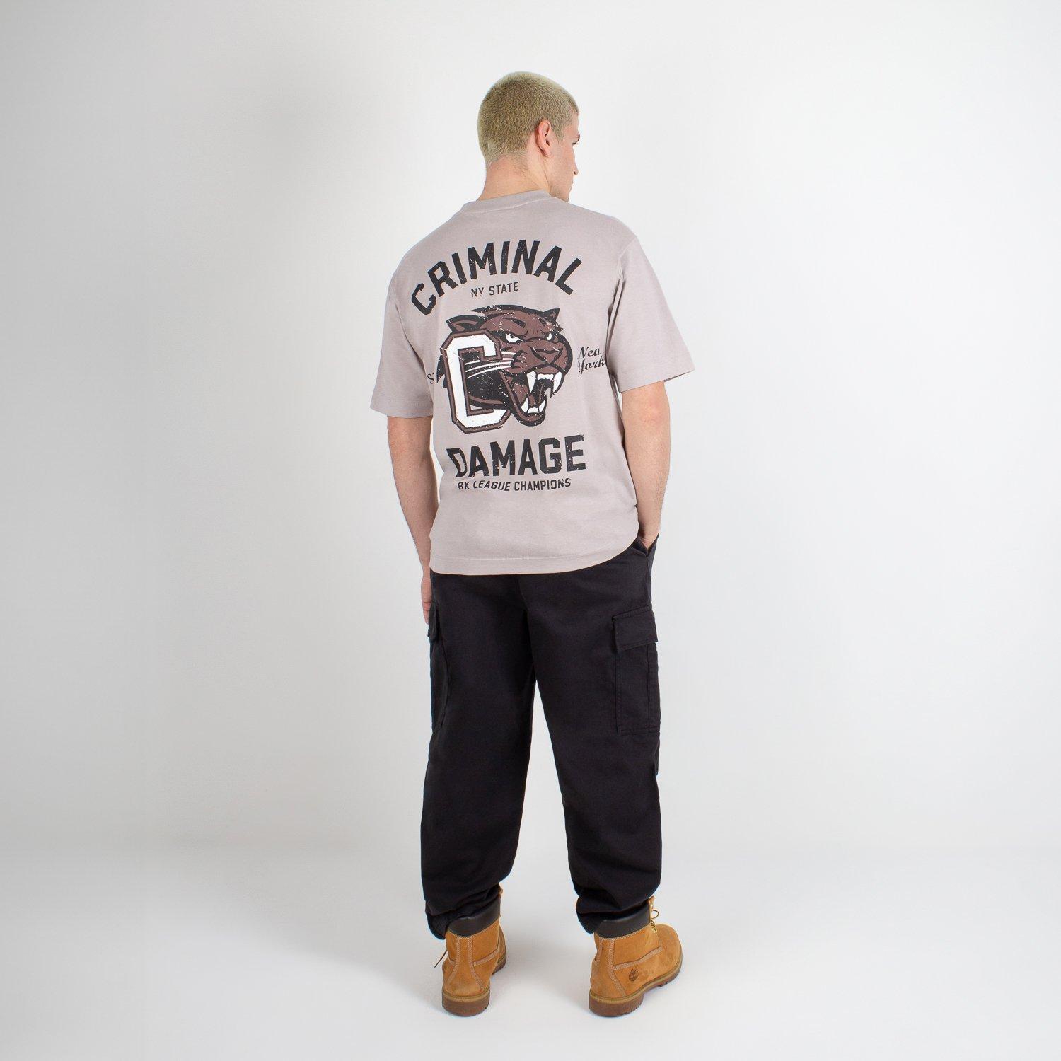 Criminal Damage Men's Oversized T-Shirt | Sports Direct