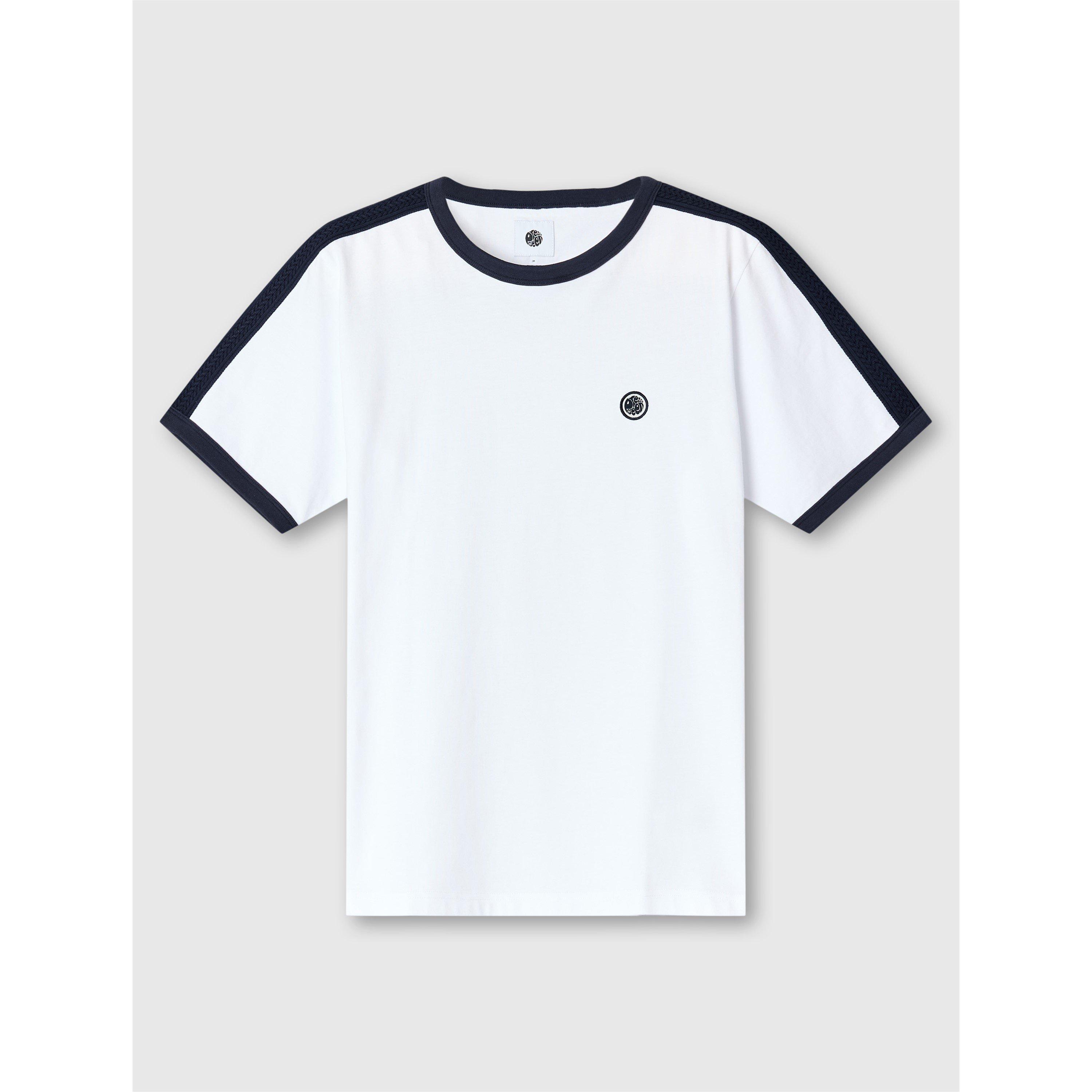 Hvid - Pretty Green - Men's PG Denton Short-Sleeve Regular Fit T-Shirt - 1