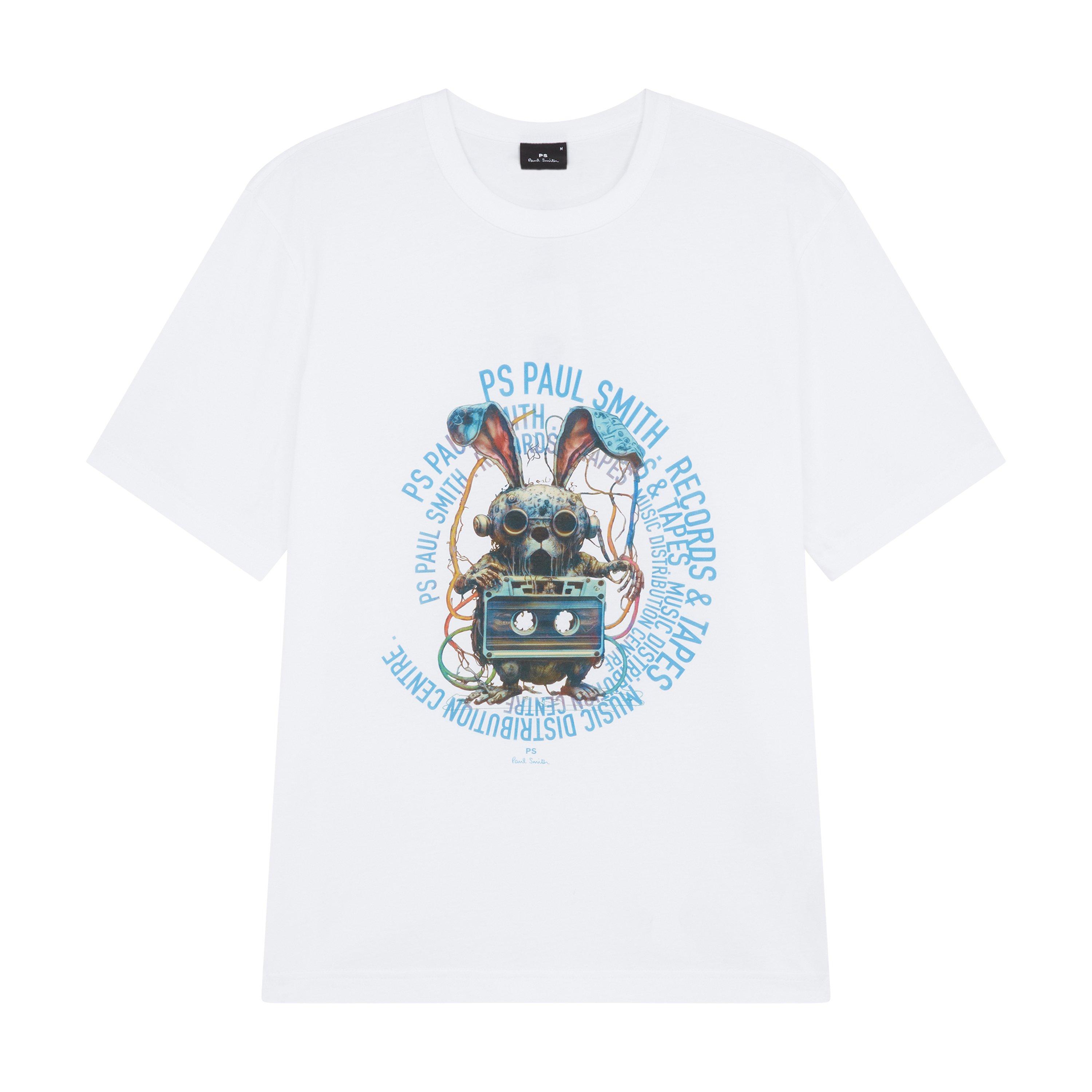 PS Paul Smith Bunny Graphic Tee - White 01 - XL
