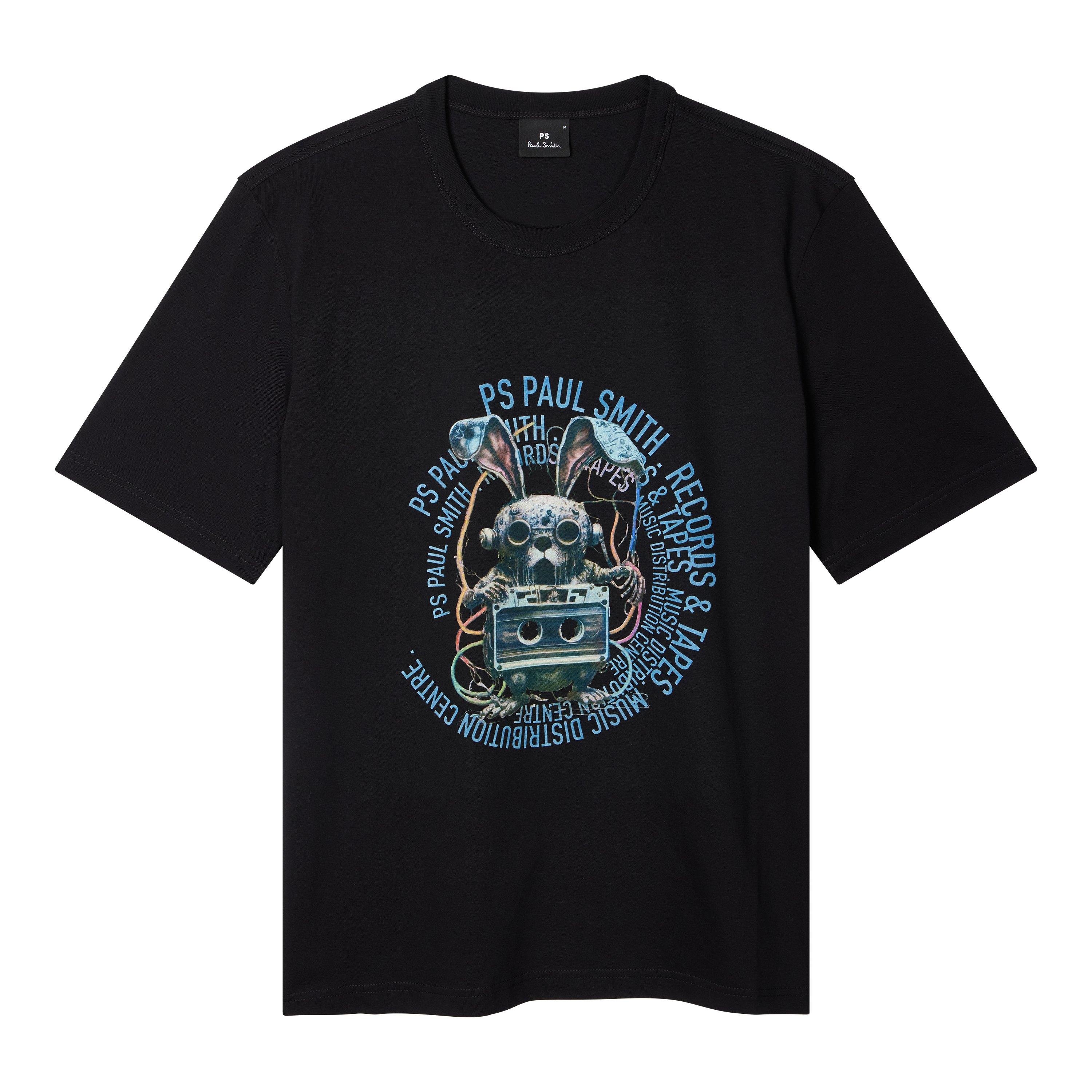 PS Paul Smith Bunny Graphic Tee - Black 79 - XL