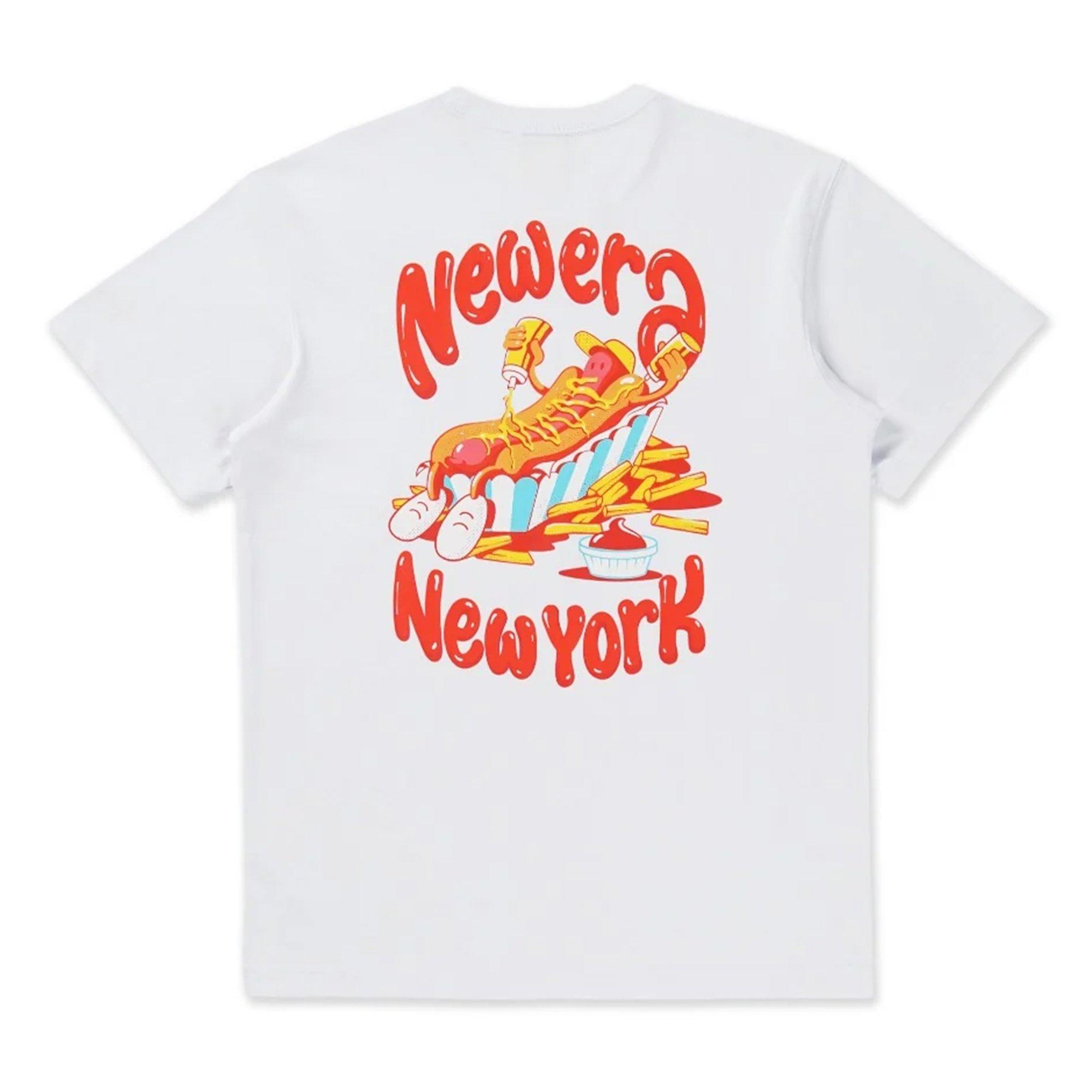 White - New Era - Men's Foodie Cotton Short-Sleeve T-Shirt - 1