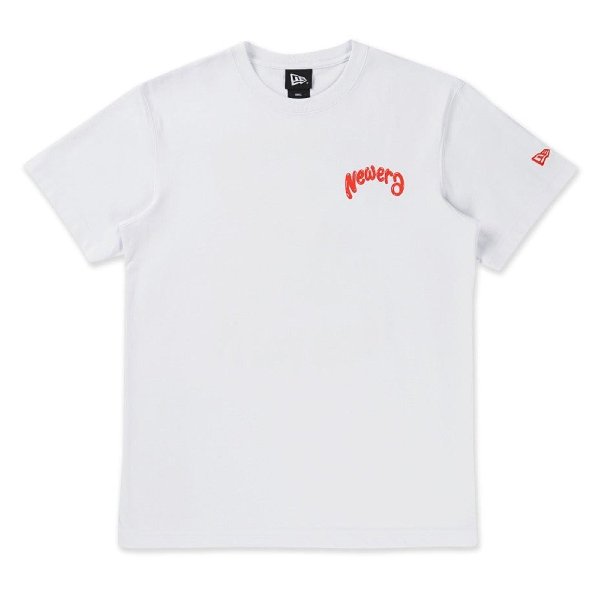 White - New Era - Men's Foodie Cotton Short-Sleeve T-Shirt - 2