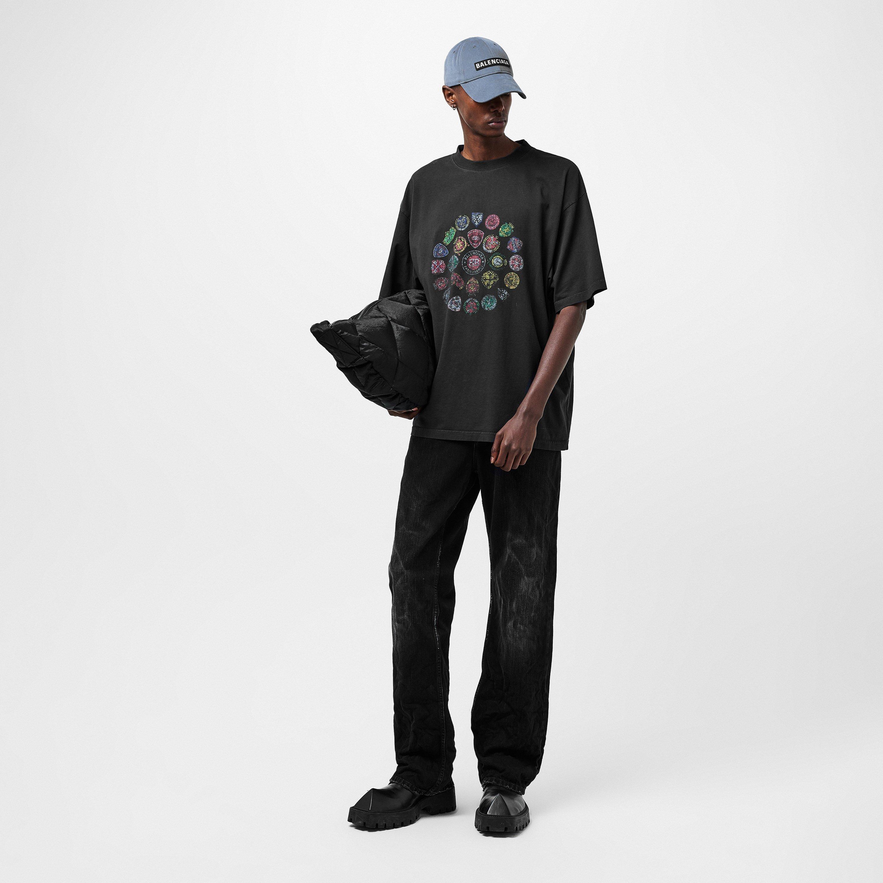 Balenciaga Men's Spiral T-Shirt | Cruise Fashion