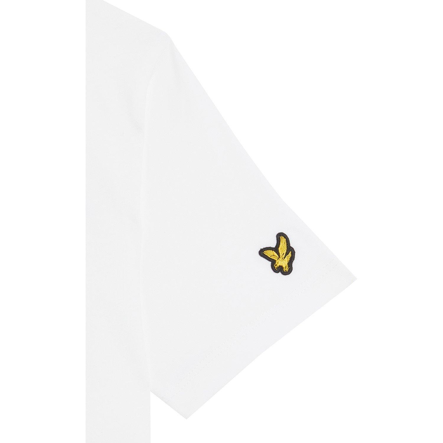 Lyle And Scott Boys Kids' Logo Regular Fit T-Shirt - White - 8-9 Yrs