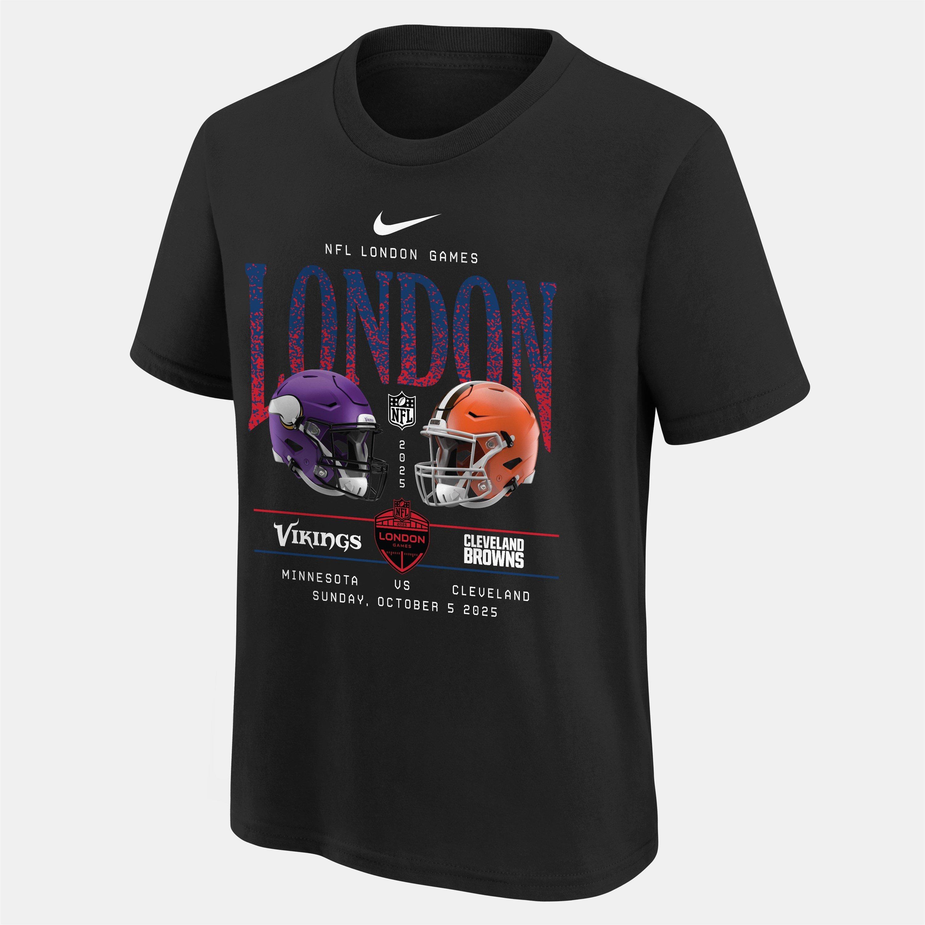 Viks vs Browns - Nike - NIKE NFL INTERNATIONAL GAMES SS T-SHIRT - 1