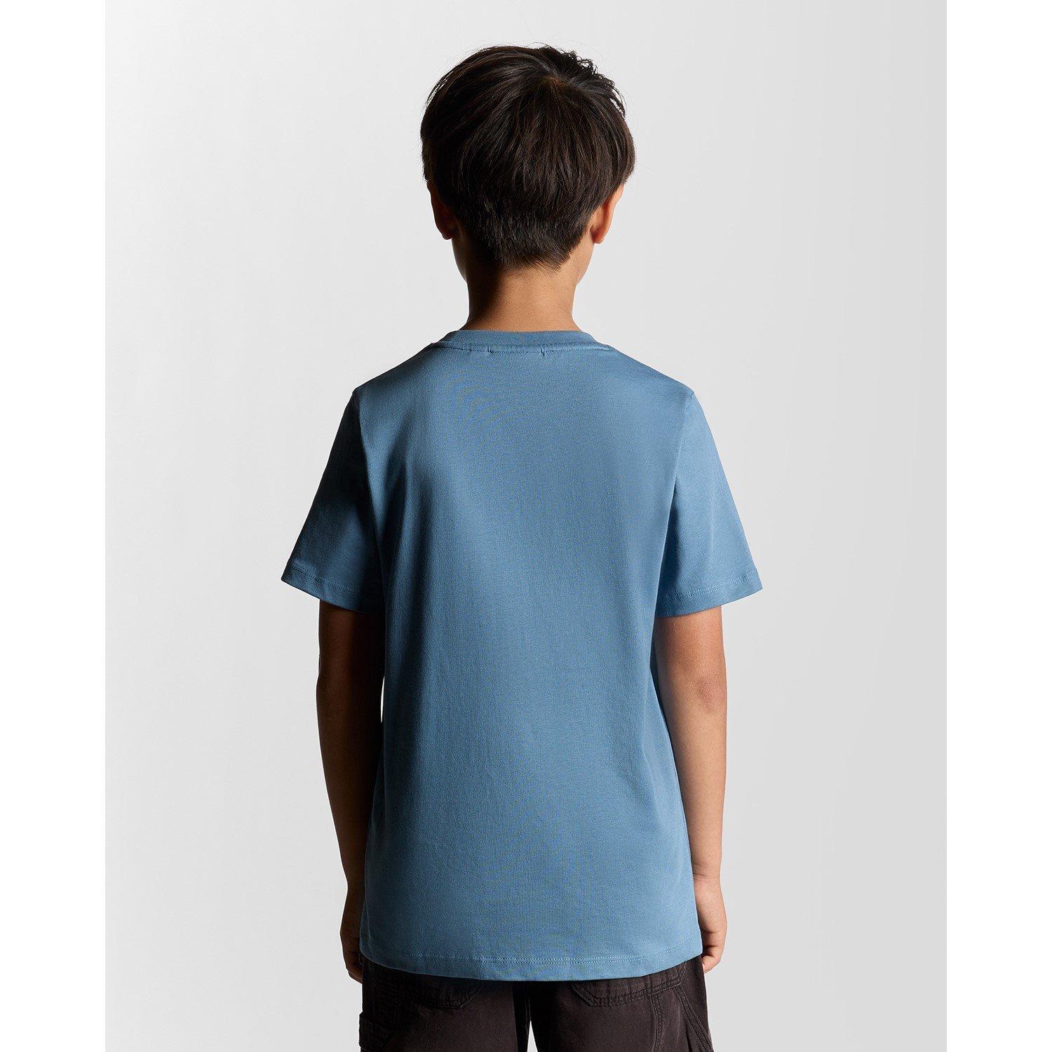 Ocean Sky X861 - Lyle and Scott - Kids' Logo Regular Fit T-Shirt - 3