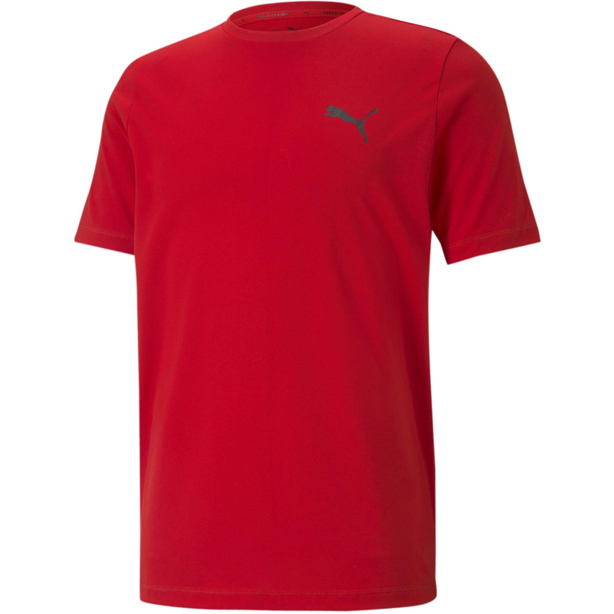 High Risk Red - Puma - Men's ACTIVE Small Logo Regular Fit T-Shirt - 1