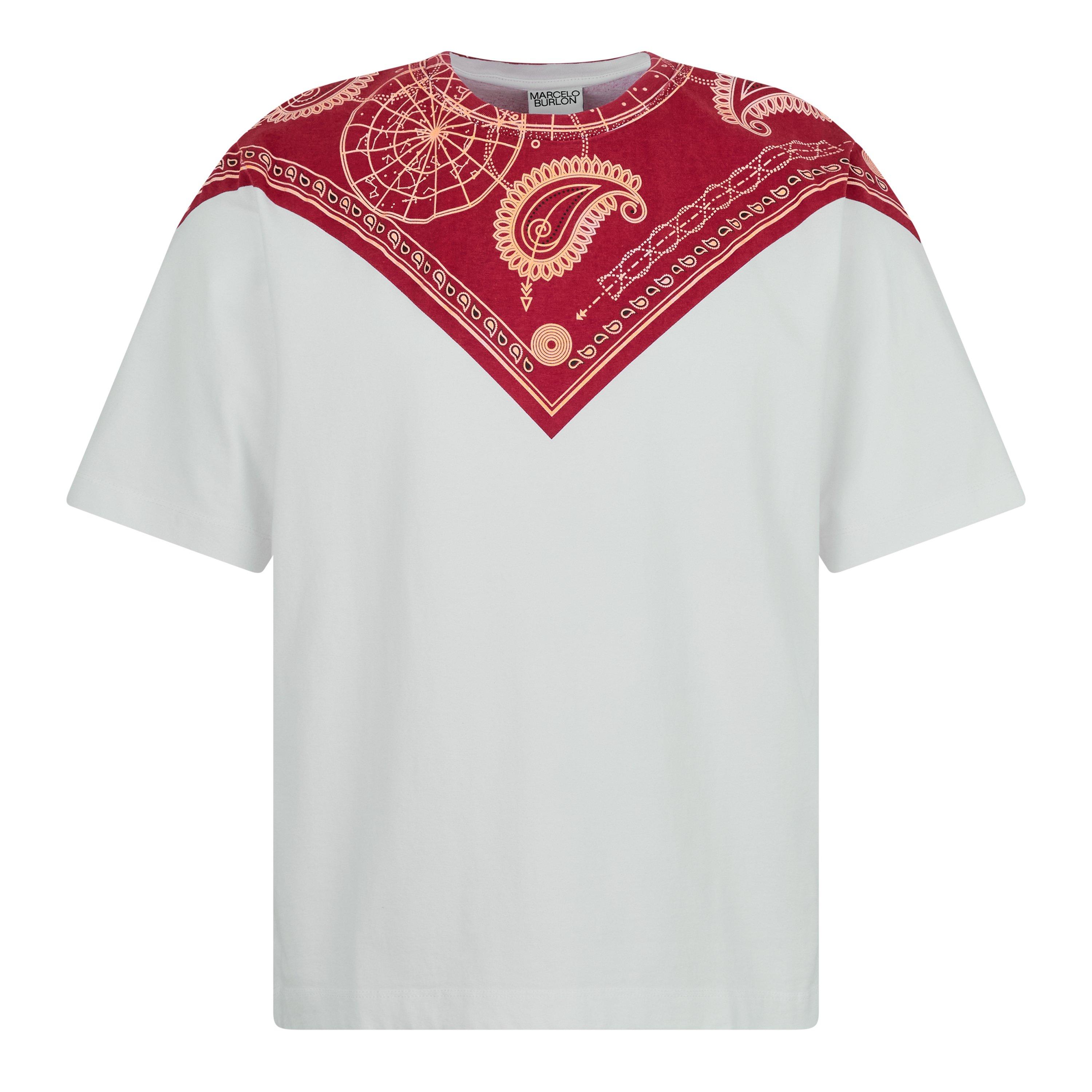 Marcelo Burlon | Bandana Tee Sn99 | Regular Fit T-Shirts