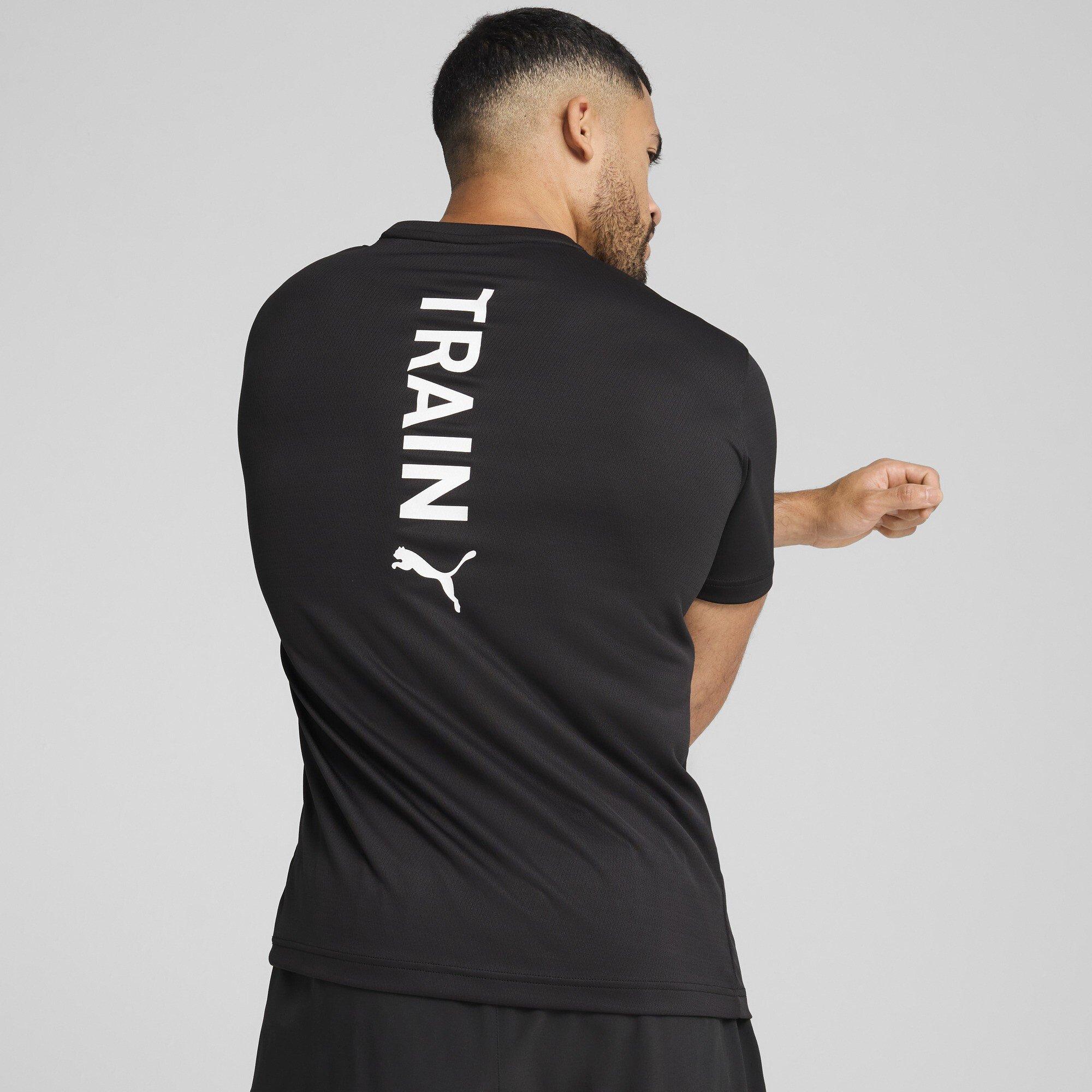 Black - Puma - Train Vert Tee Sn99 - 4