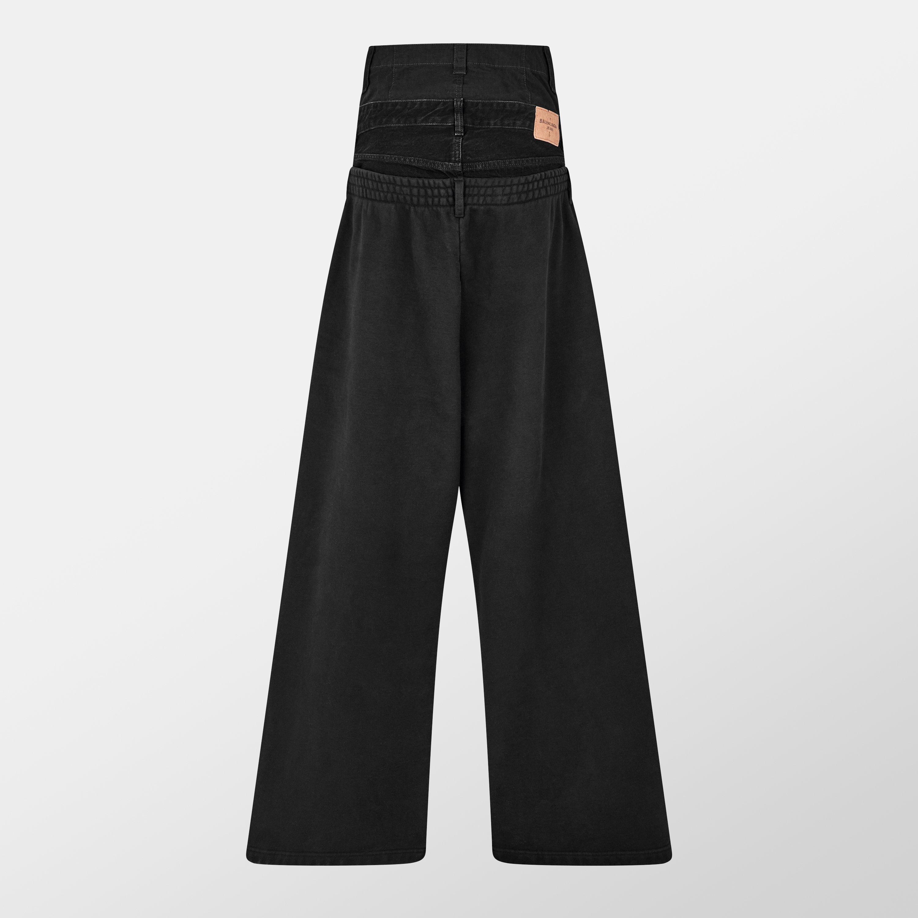 Black - Balenciaga - Layered Jogging Bottoms - 2