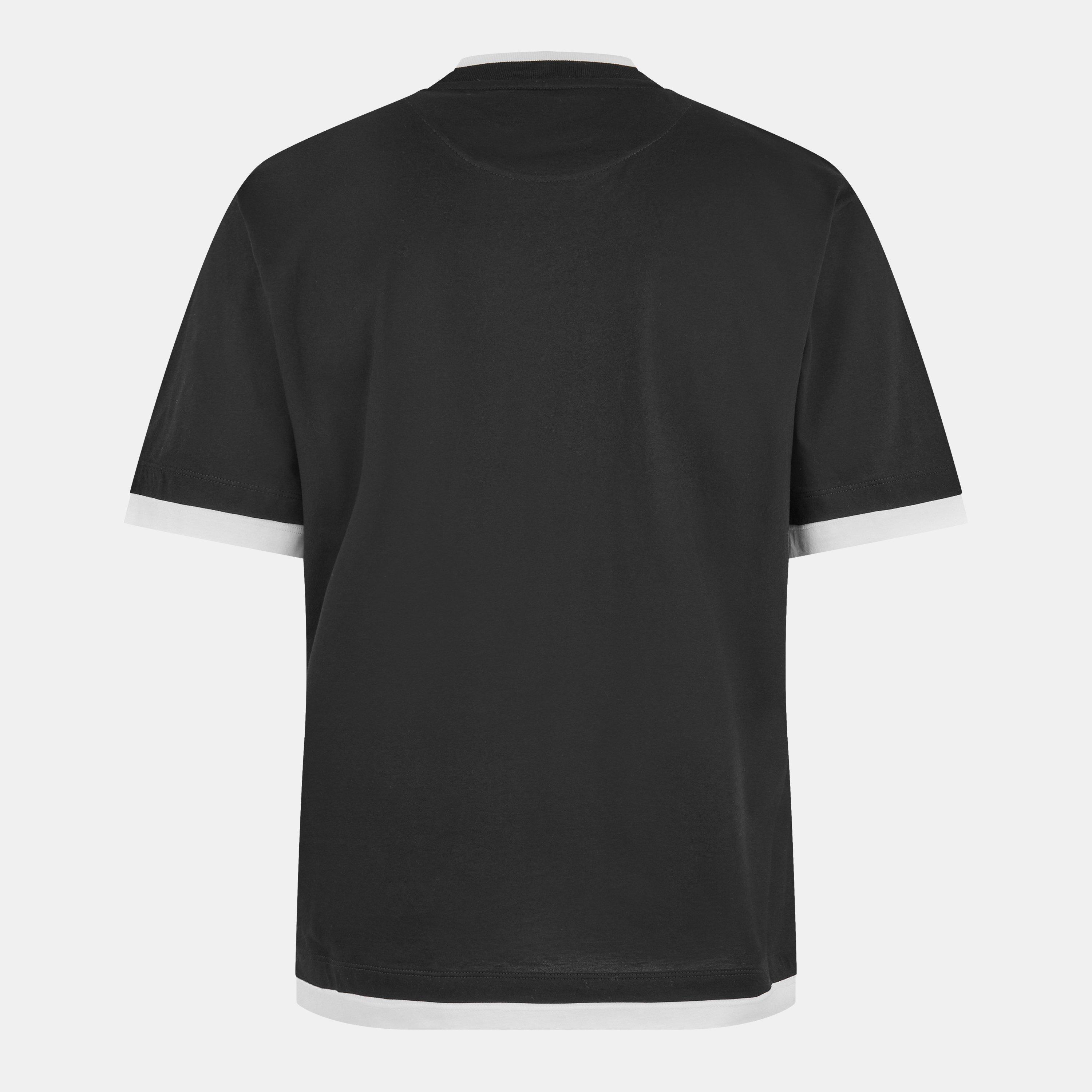 Nero Bianco - Prada - Men's Oversized T-Shirt Design - 2