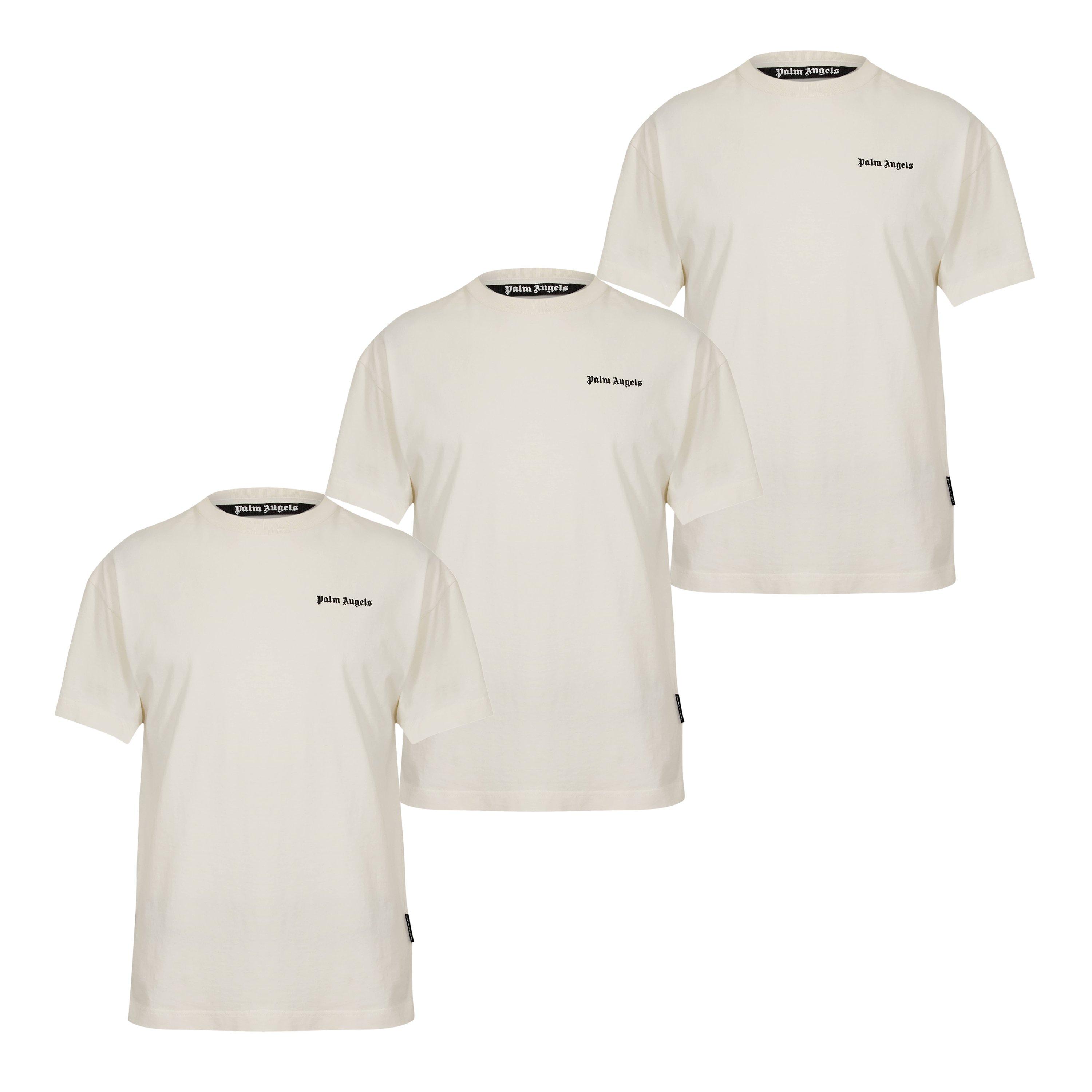 White - Palm Angels - Men's Small Logo T-Shirt - 1