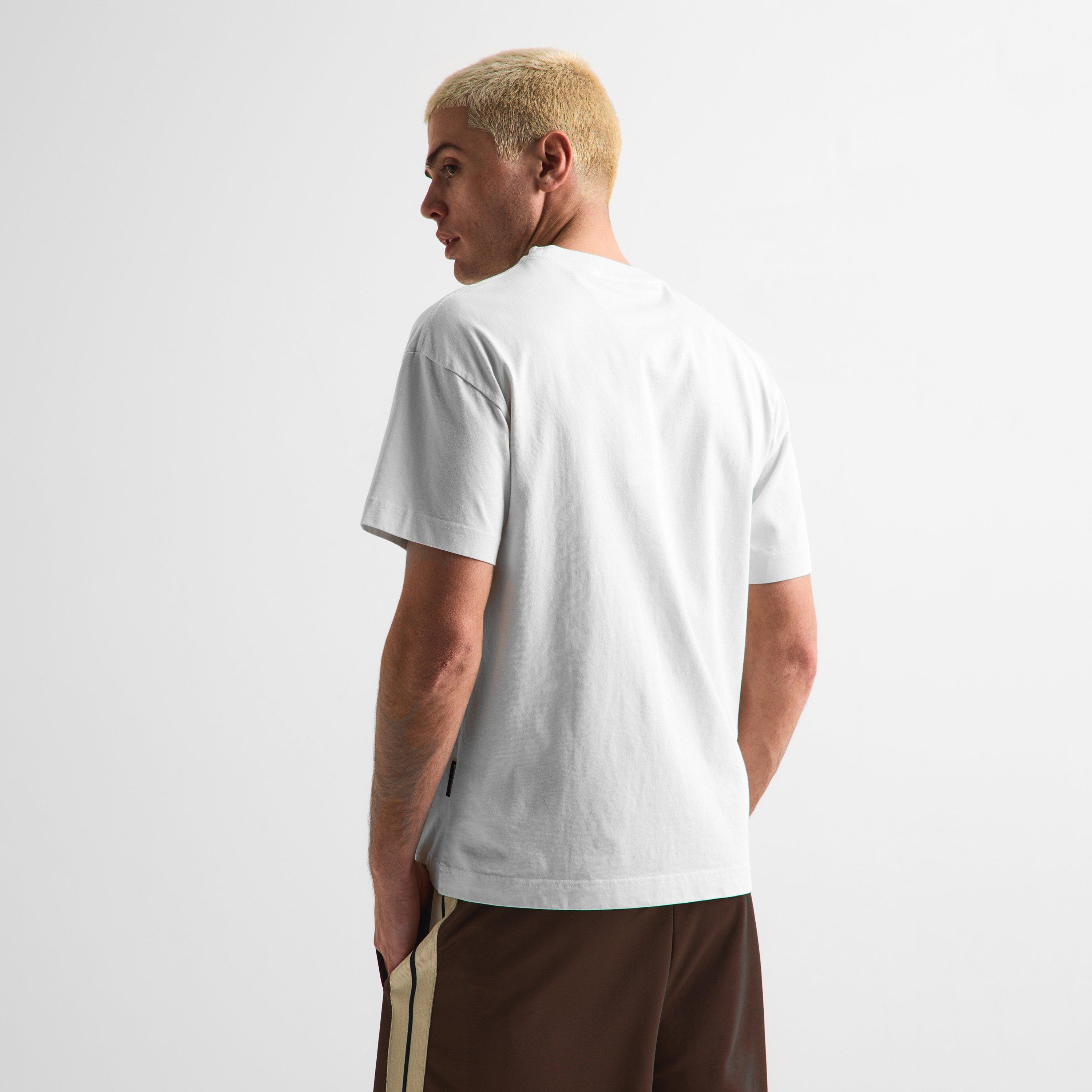 White - Palm Angels - Men's Small Logo T-Shirt - 4