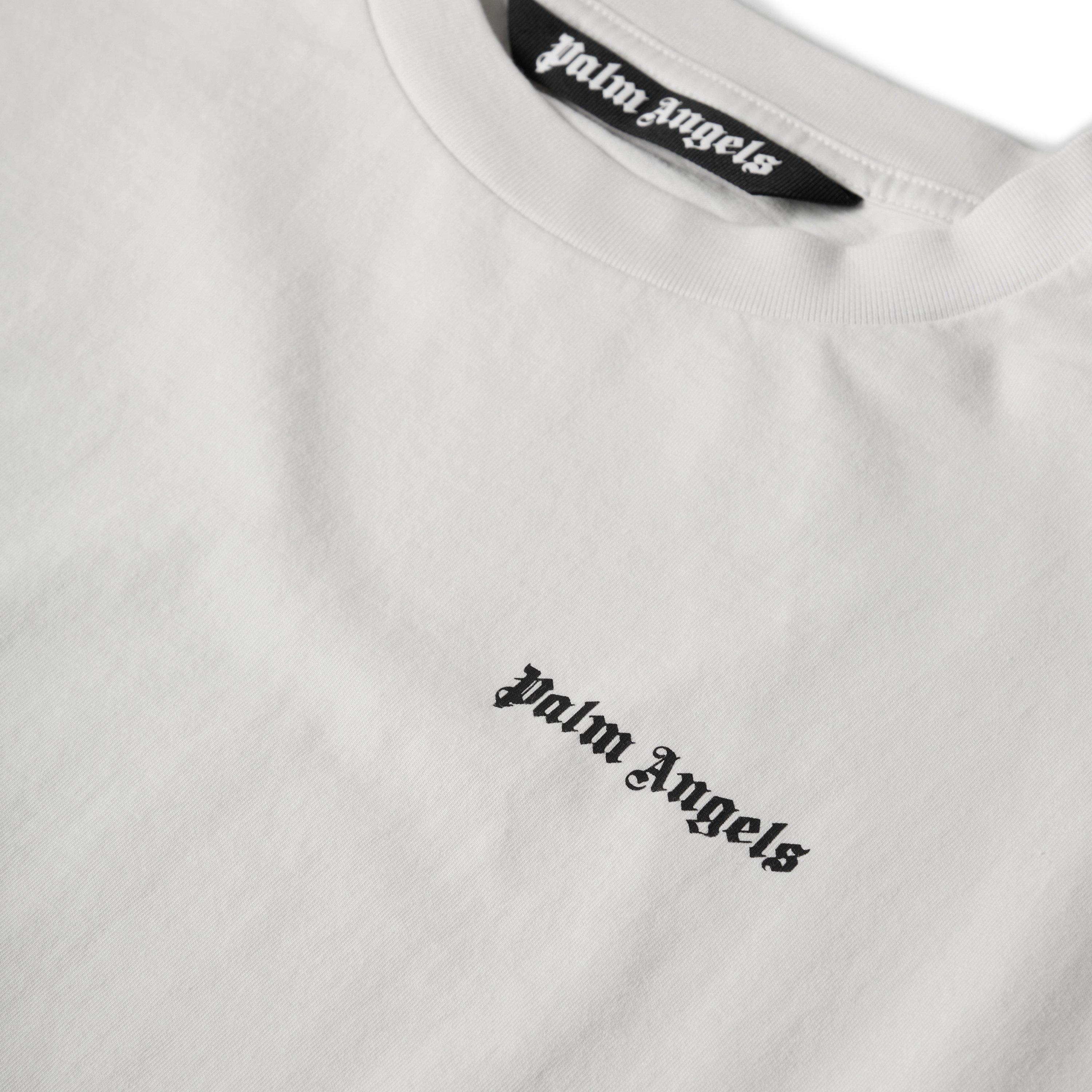 White - Palm Angels - Men's Small Logo T-Shirt - 5