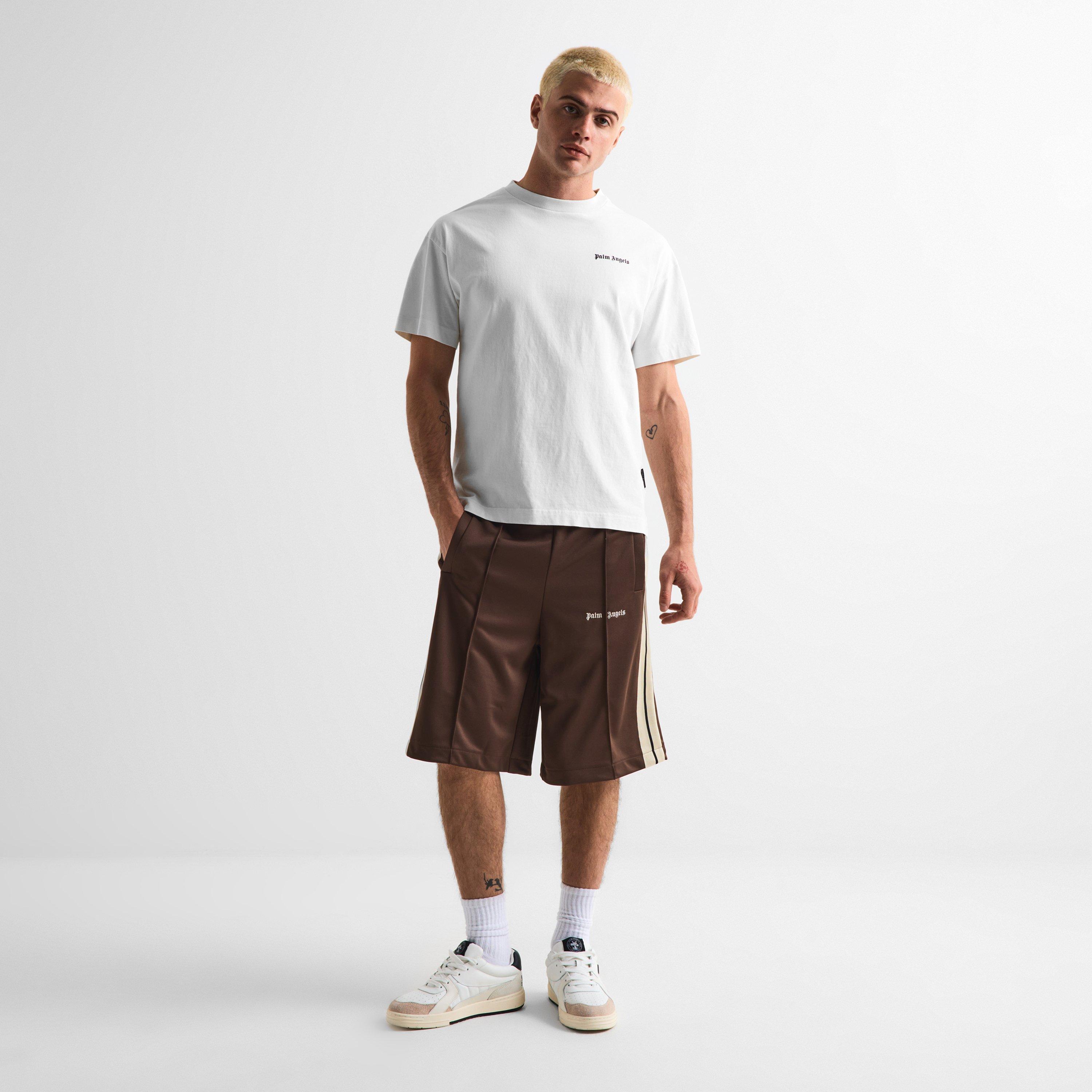 White - Palm Angels - Men's Small Logo T-Shirt - 6