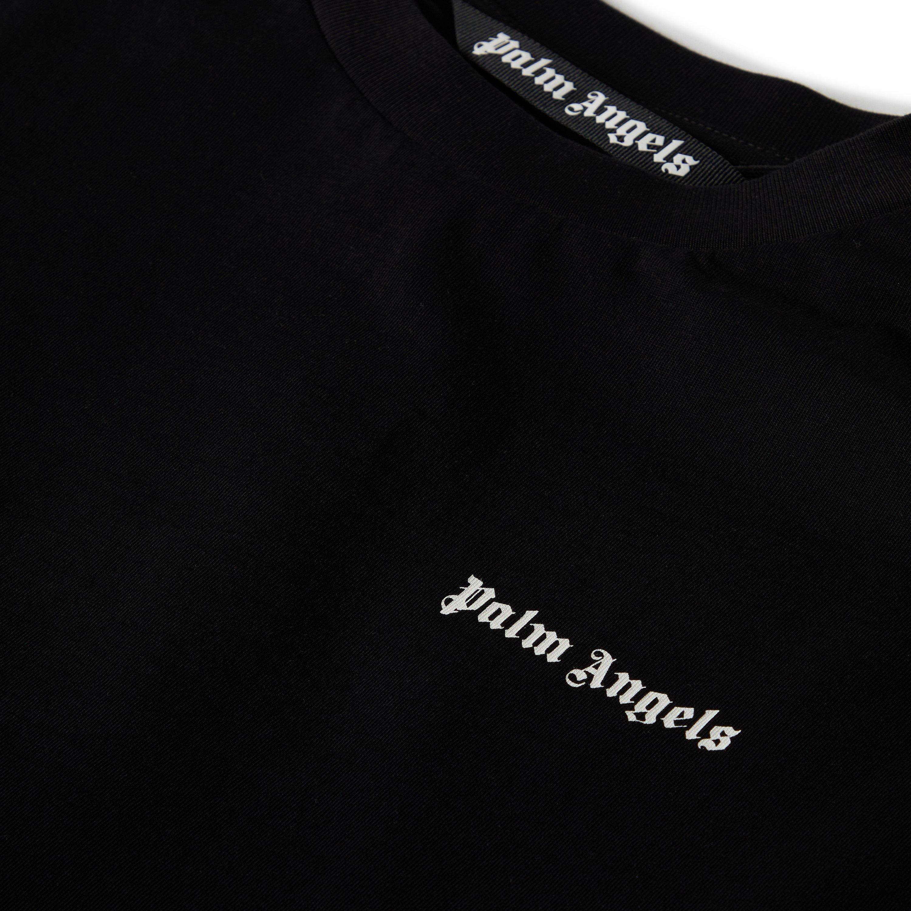 Black - Palm Angels - Men's Small Logo T-Shirt - 3