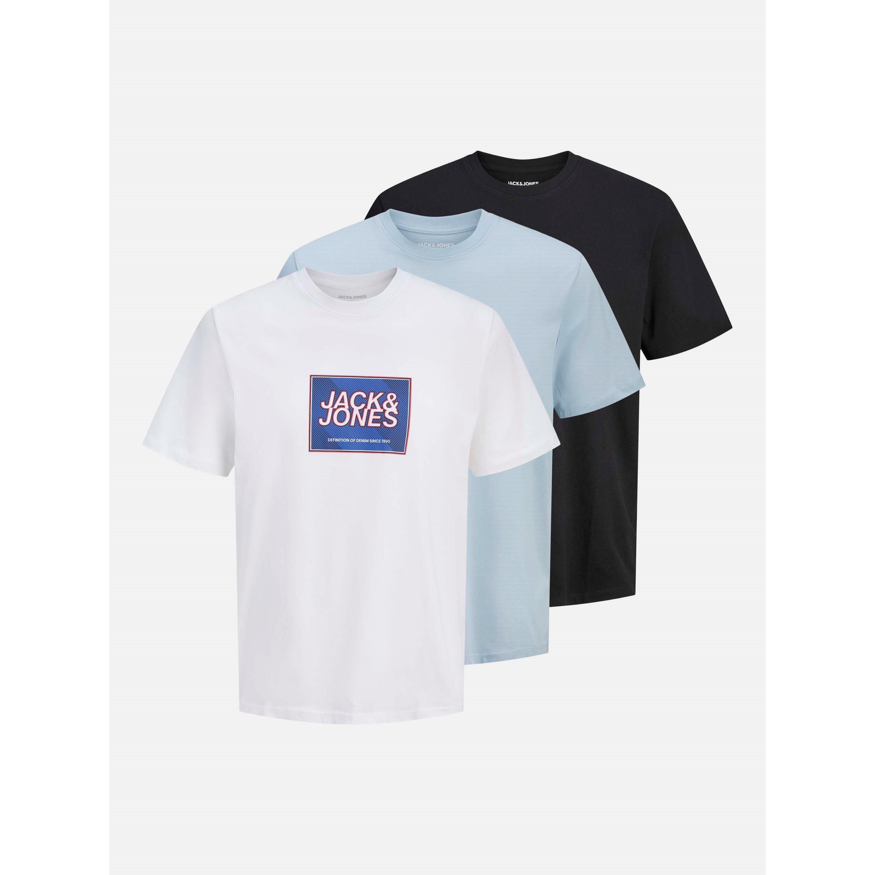 Noir/Blanc/Bleu - Jack and Jones - Kids' T-Shirt - 1