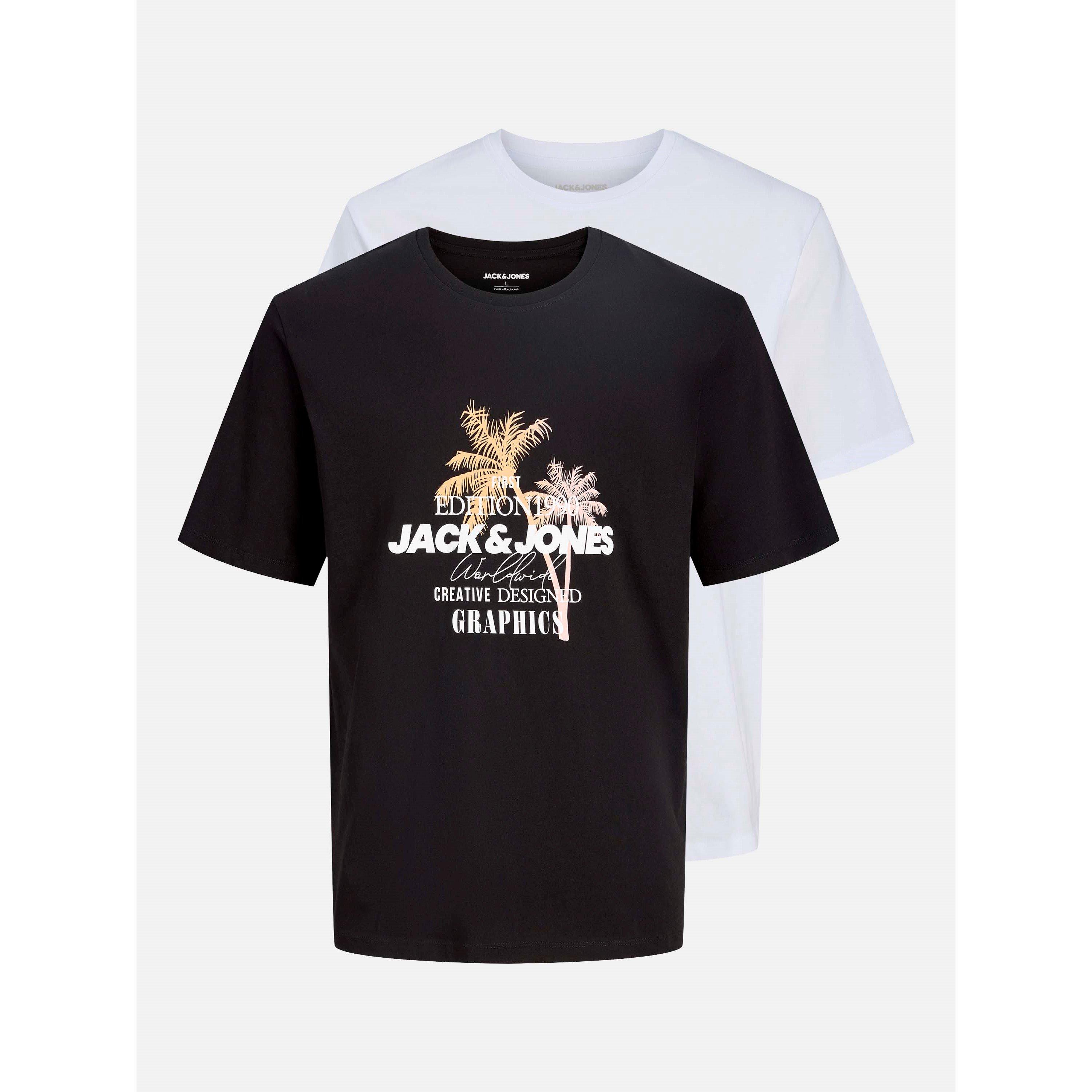 Zwart/Wit - Jack and Jones - Kids' T-Shirt - 1