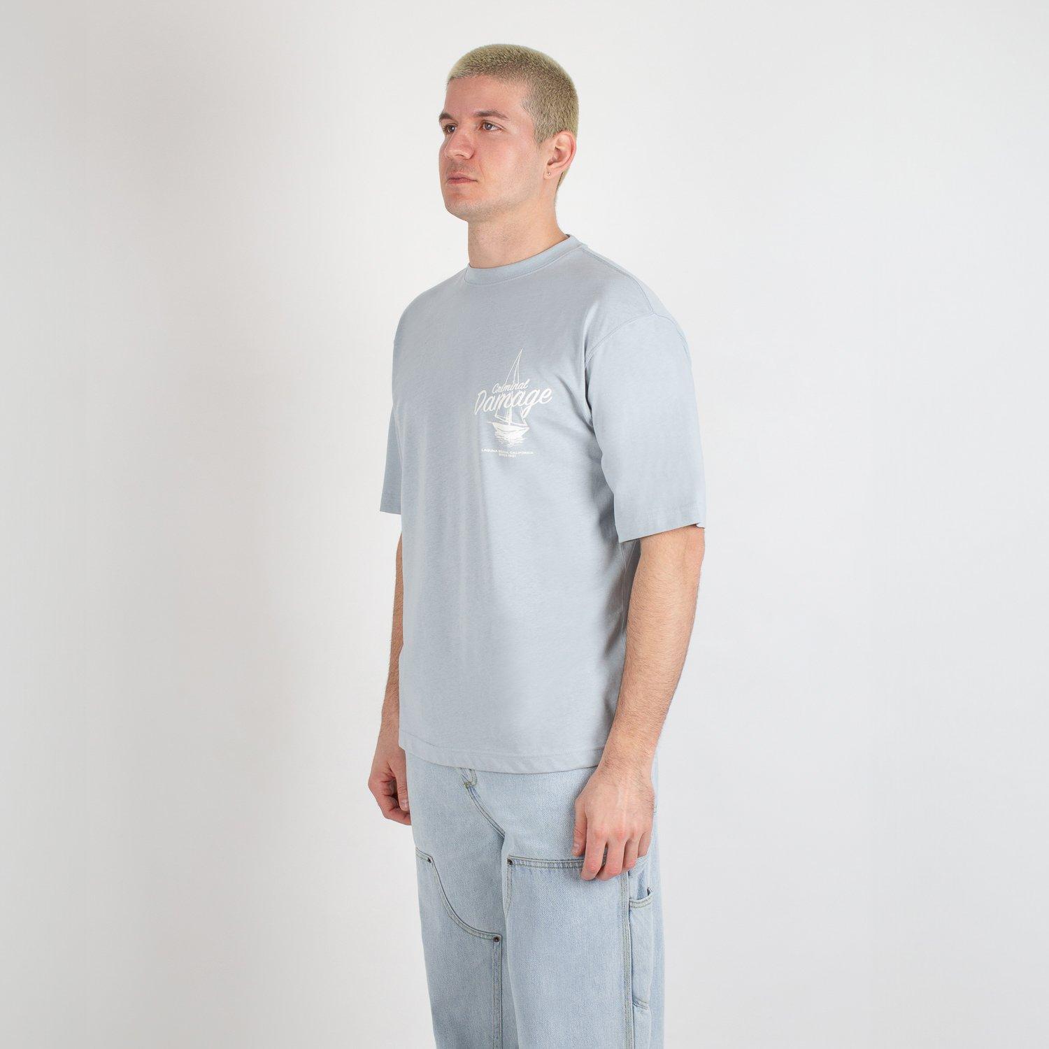 Blå - Criminal Damage - Damage Laguna Tee - 2