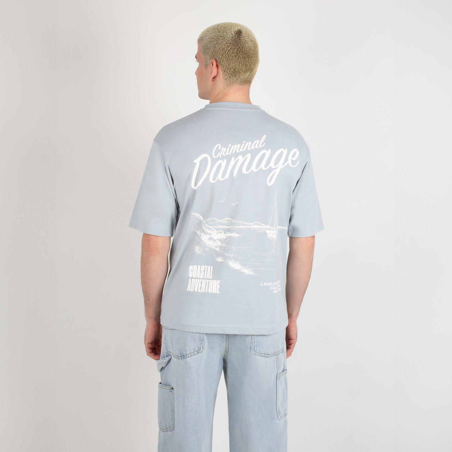 Blå - Criminal Damage - Damage Laguna Tee - 4