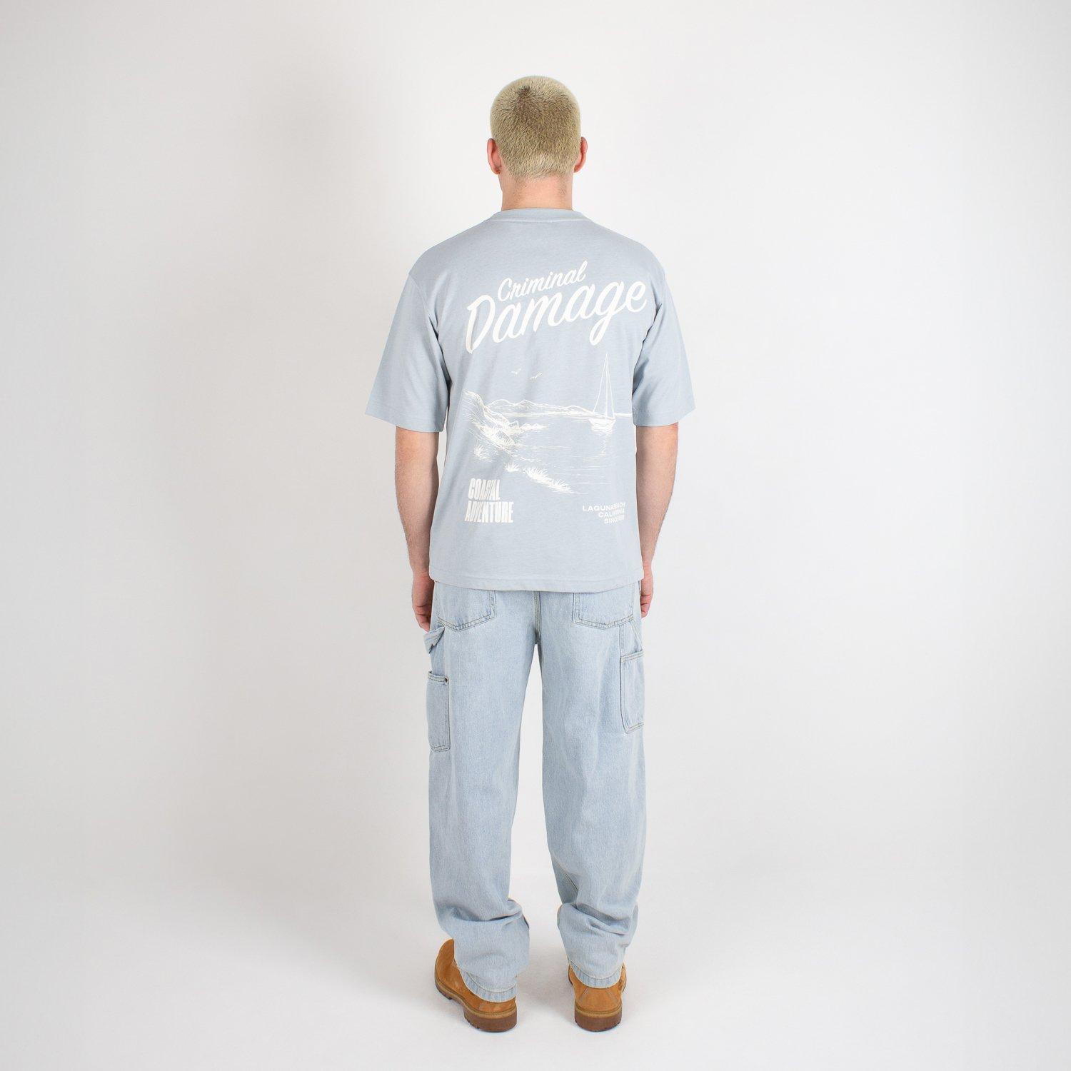 Blå - Criminal Damage - Damage Laguna Tee - 6