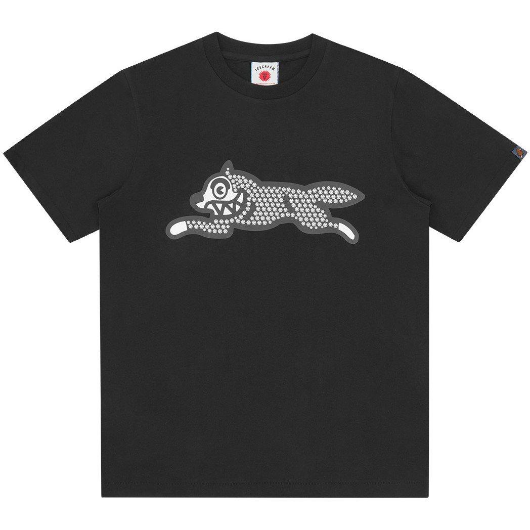 Schwarz - ICECREAM - Men's Glitter Dog T-Shirt - 1