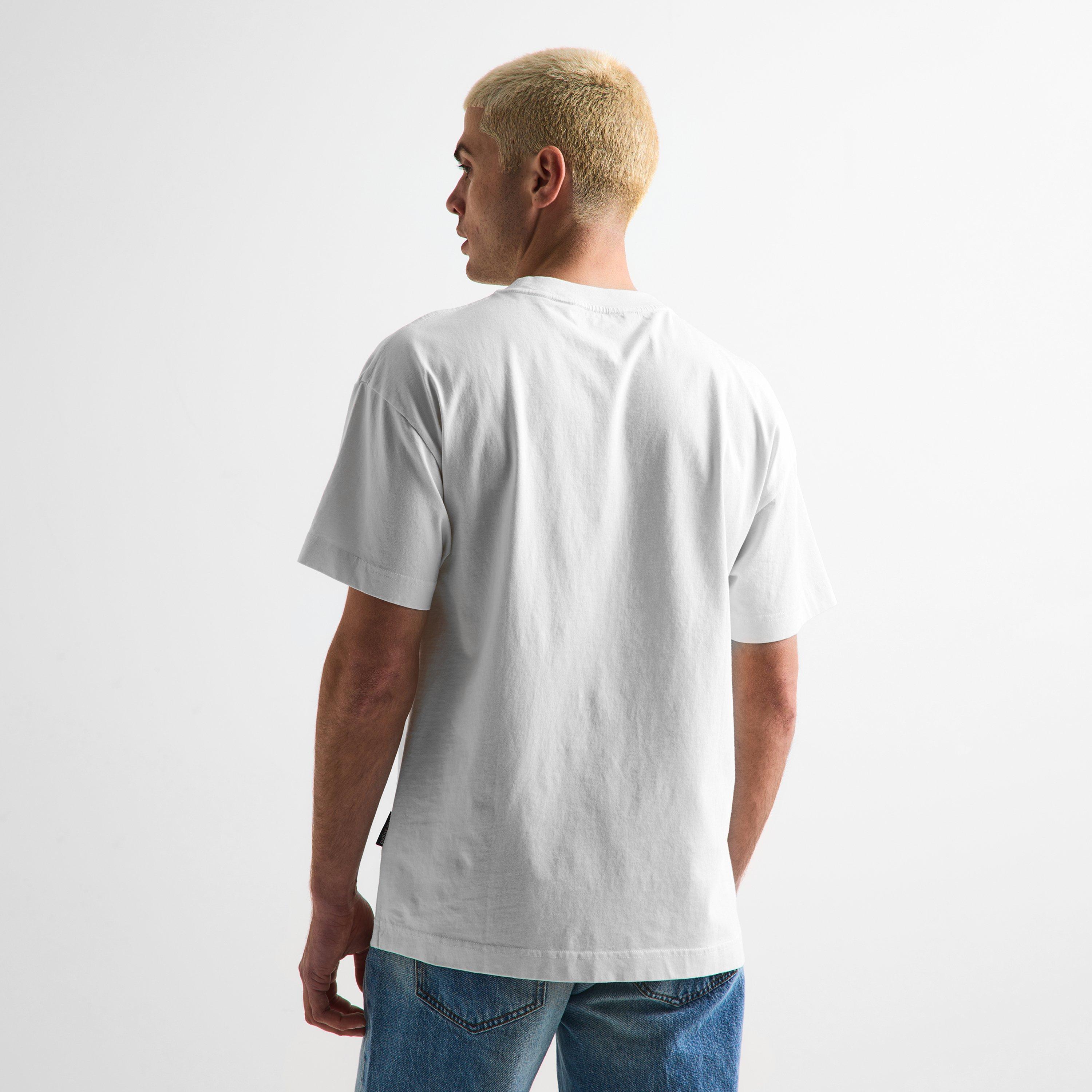 White/Green - Palm Angels - Men's T-Shirt - 3