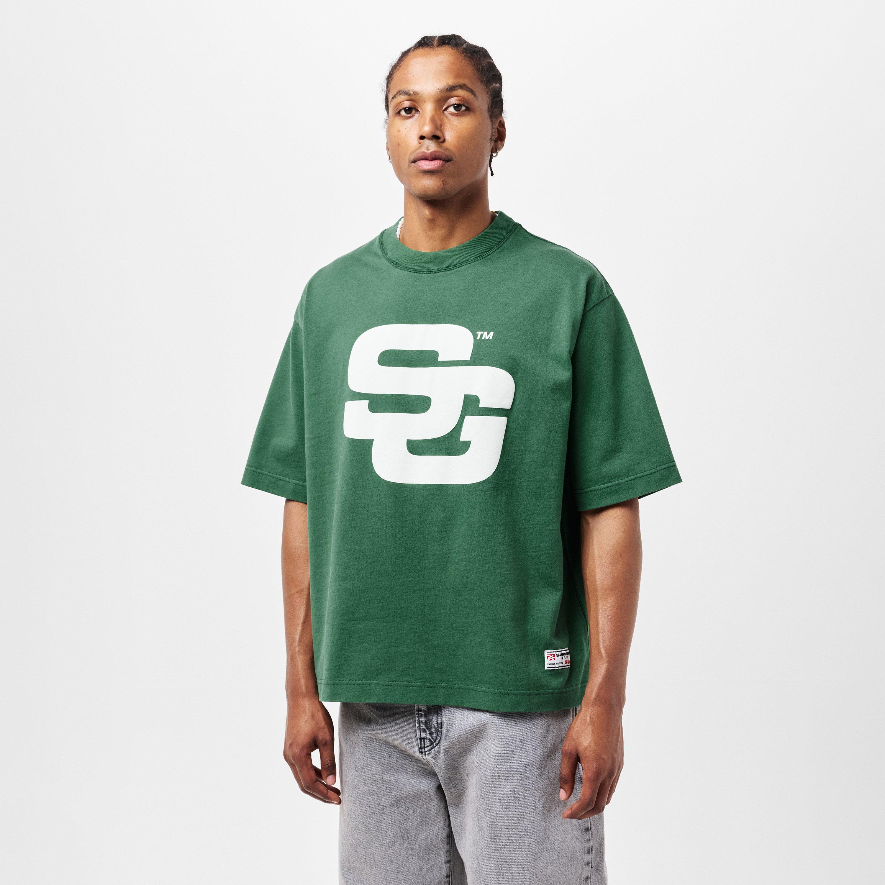 Hunter Green - Summer Games - Men's Oversized T-Shirt - 3