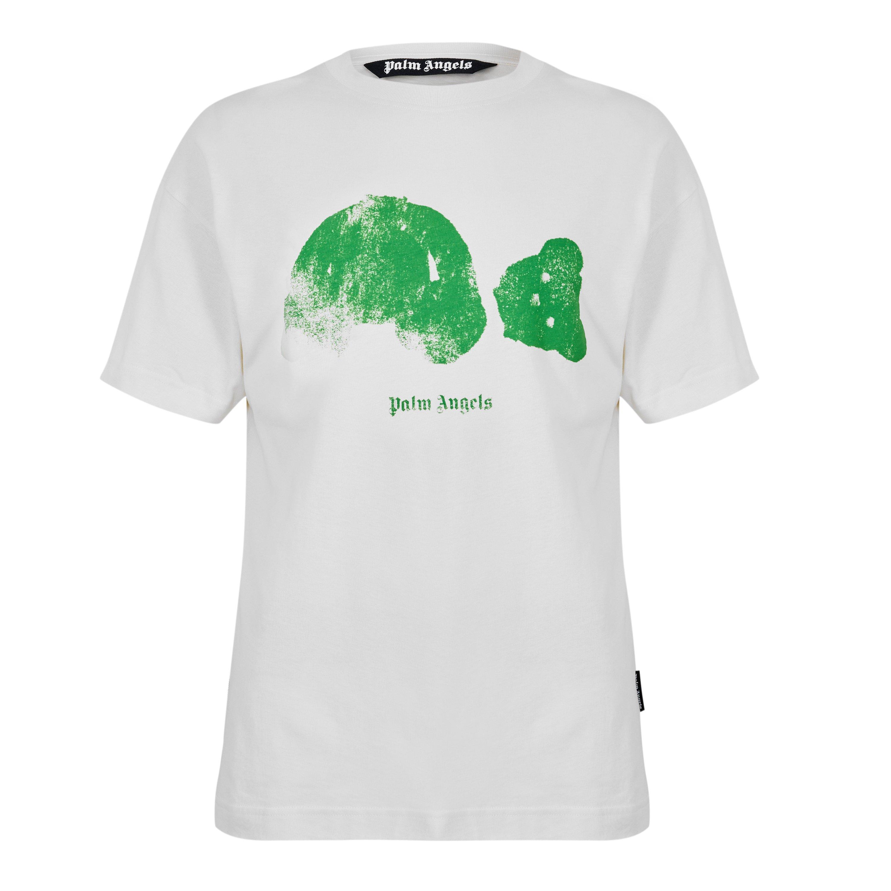 Palm Angels Men's Kill Bear T-Shirt - White/Green - S