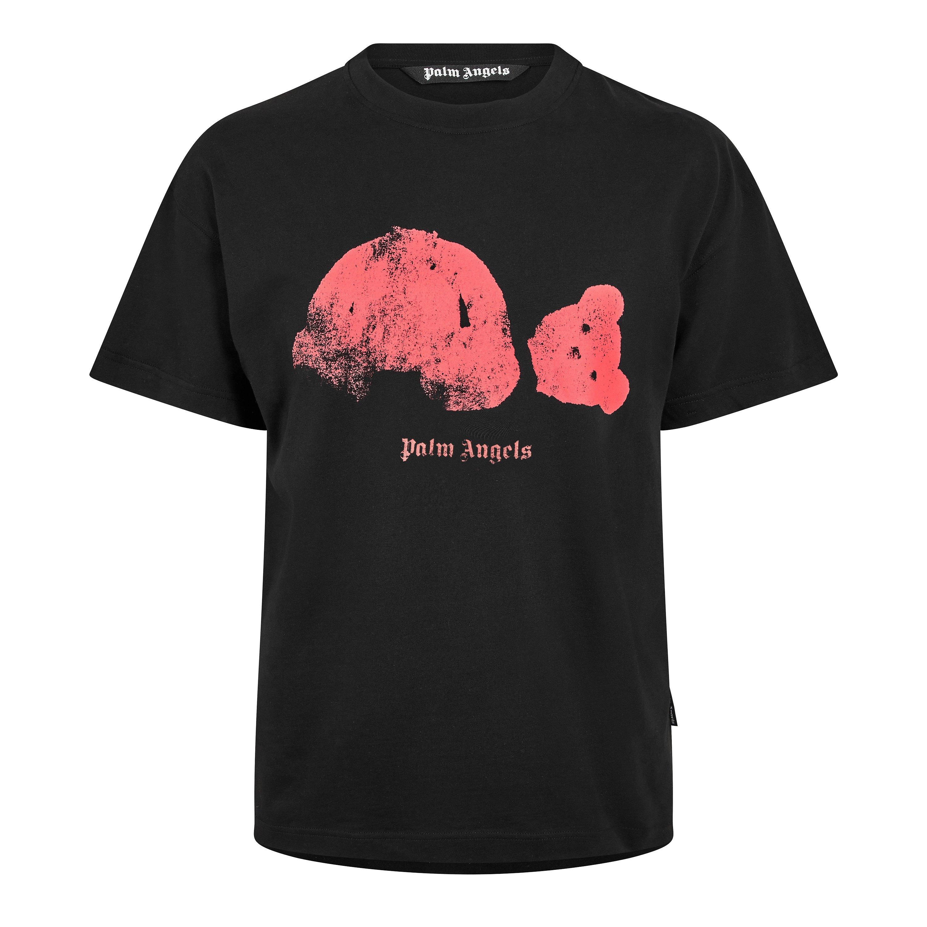 Palm Angels Men's Kill Bear T-Shirt - Black/Pink - S