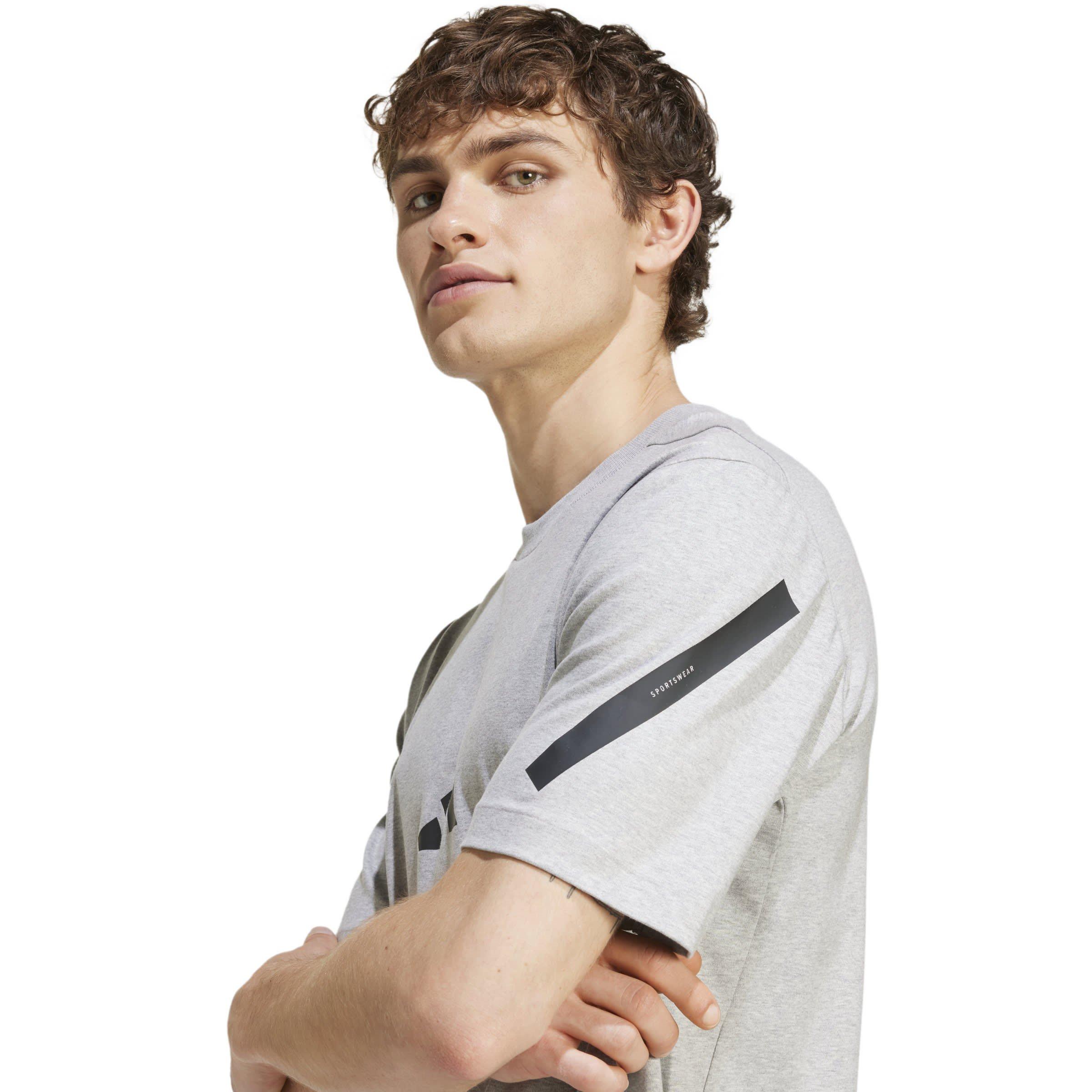 Grey Heather - adidas - Z.N.E. T-Shirt Mens - 6