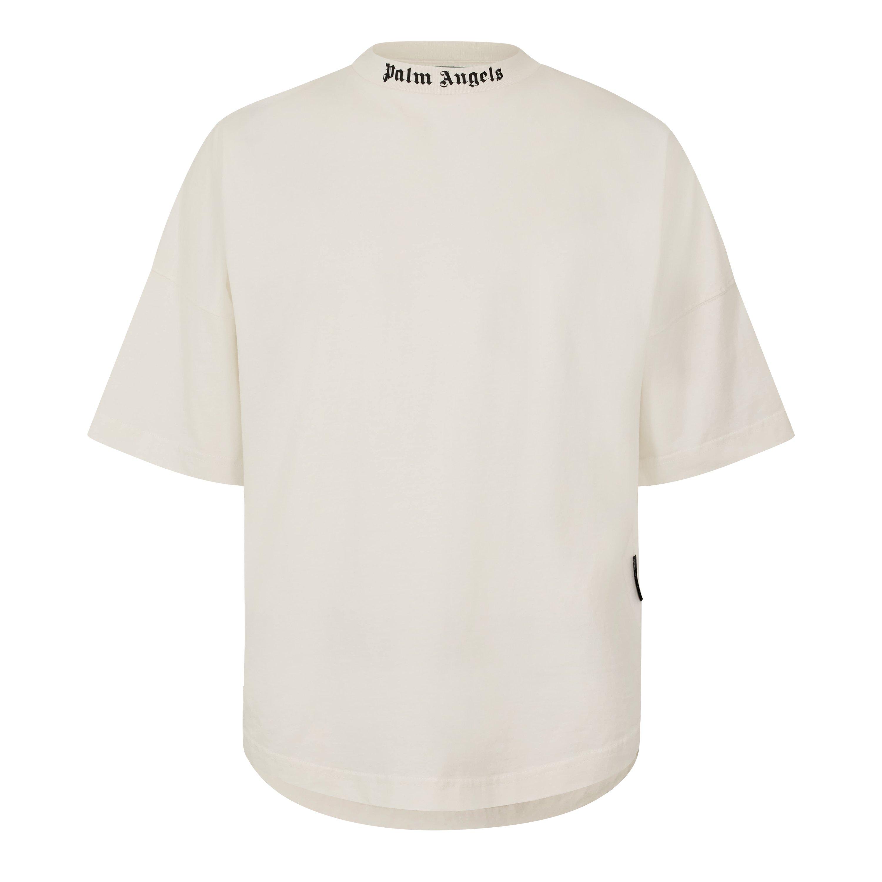 Palm Angels Men's Oversized T-Shirt - White/Black - M