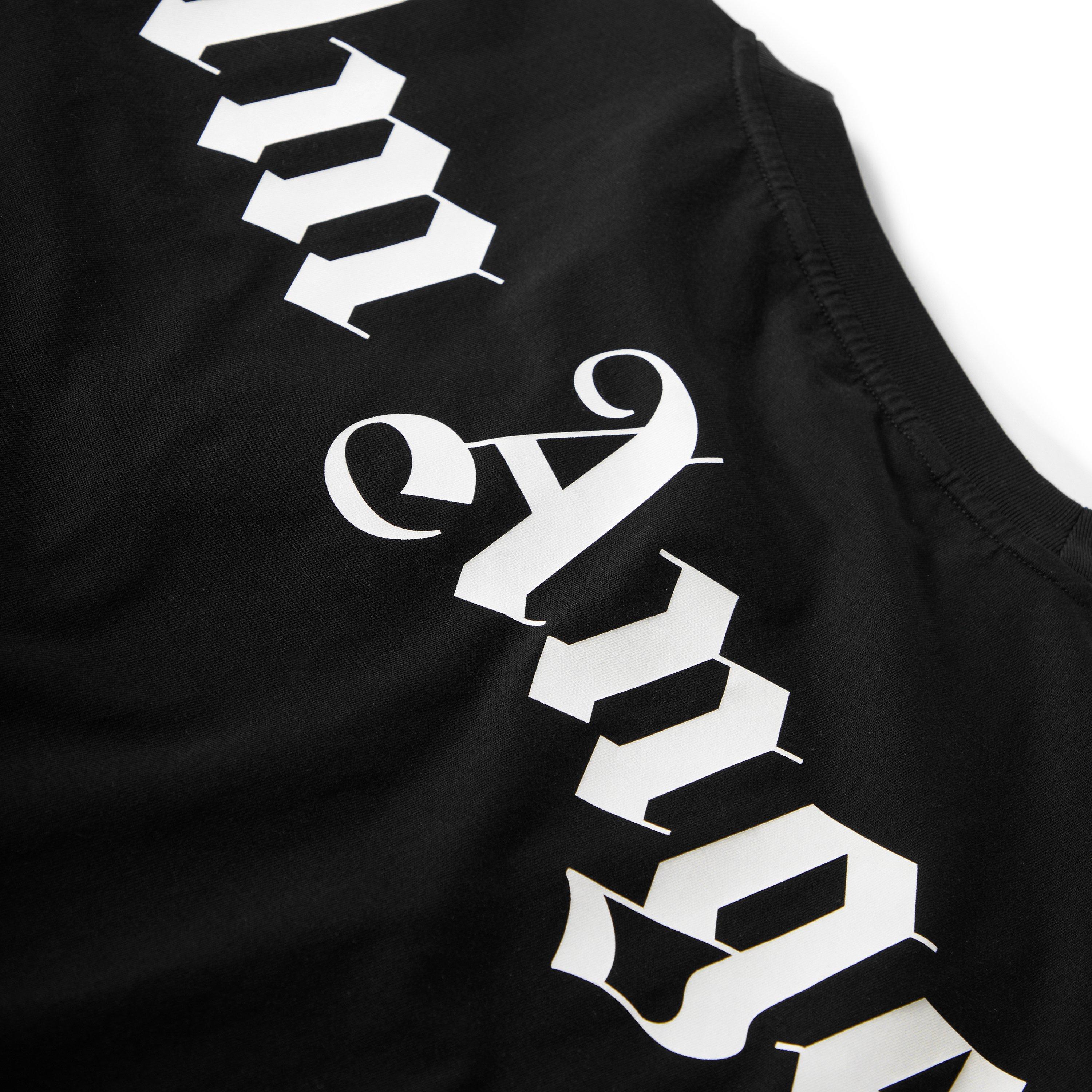 Black/White - Palm Angels - Men's Oversized T-Shirt - 5