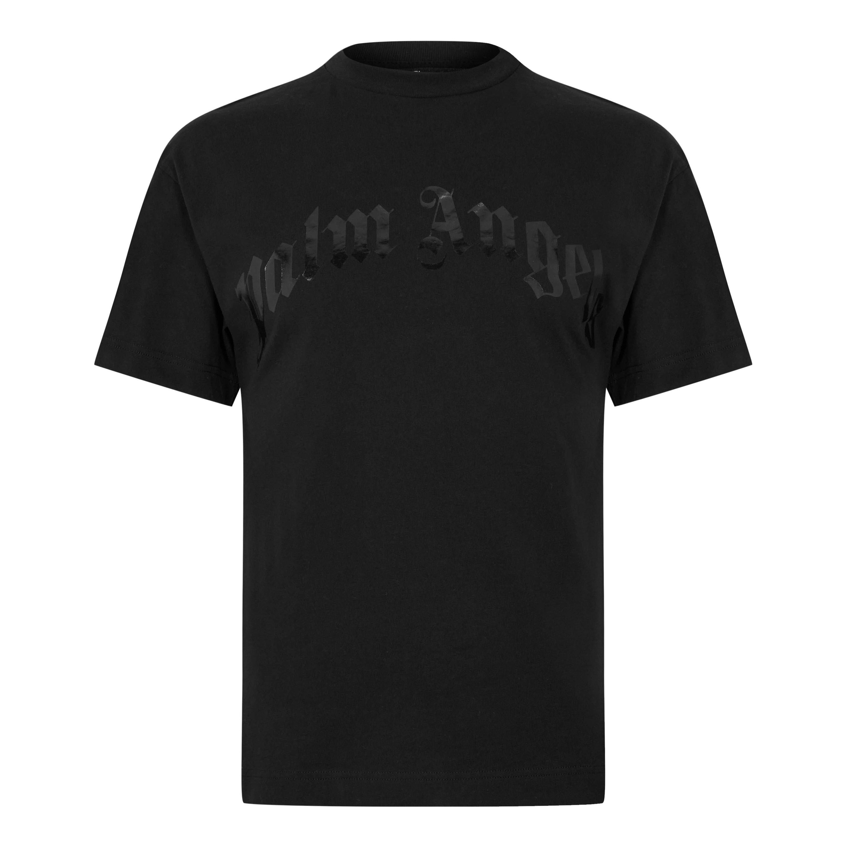 Palm Angels Men's T-Shirt - Black/Black - XS