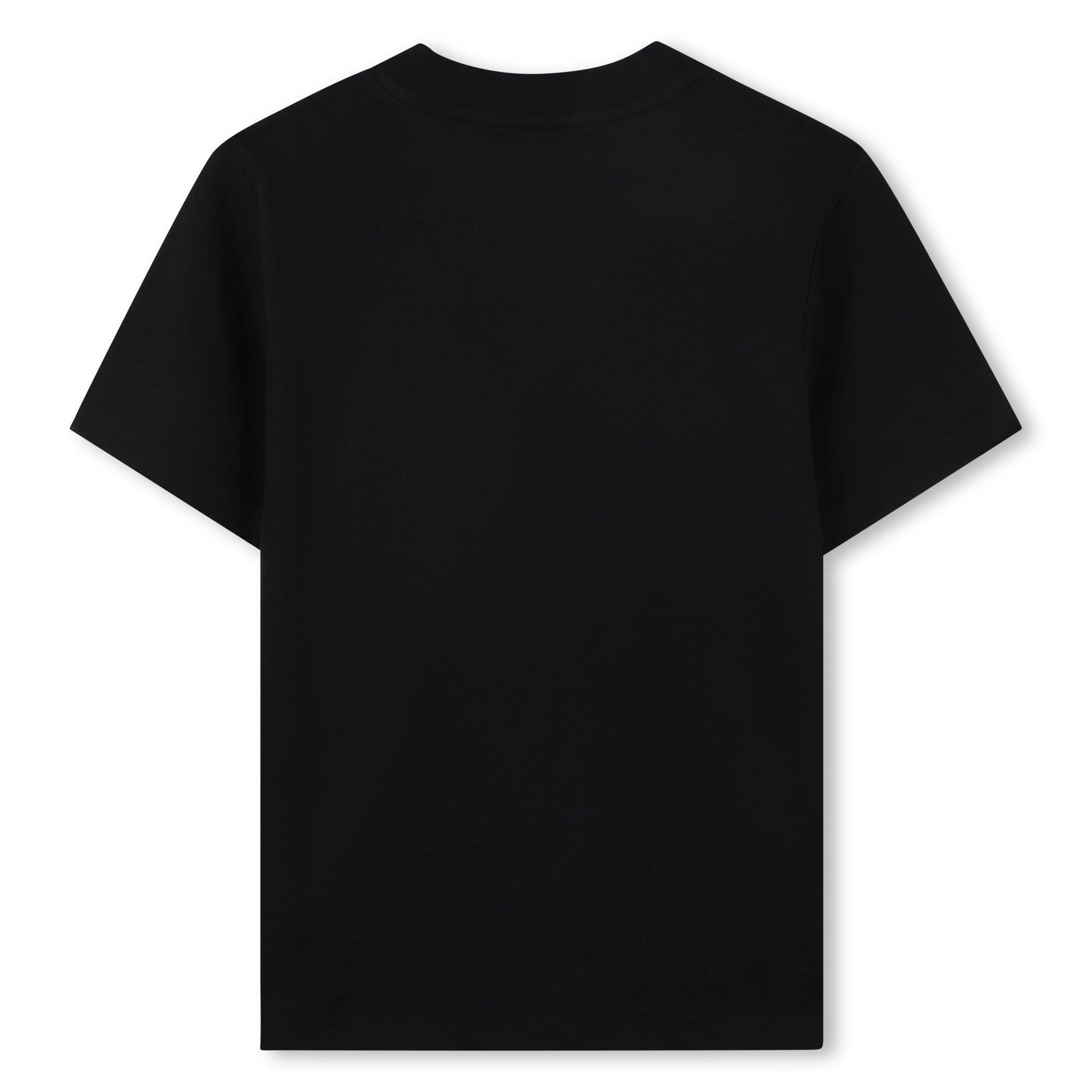 Black - DKNY - Kids' Logo Short-Sleeve Regular Fit T-Shirt - 2