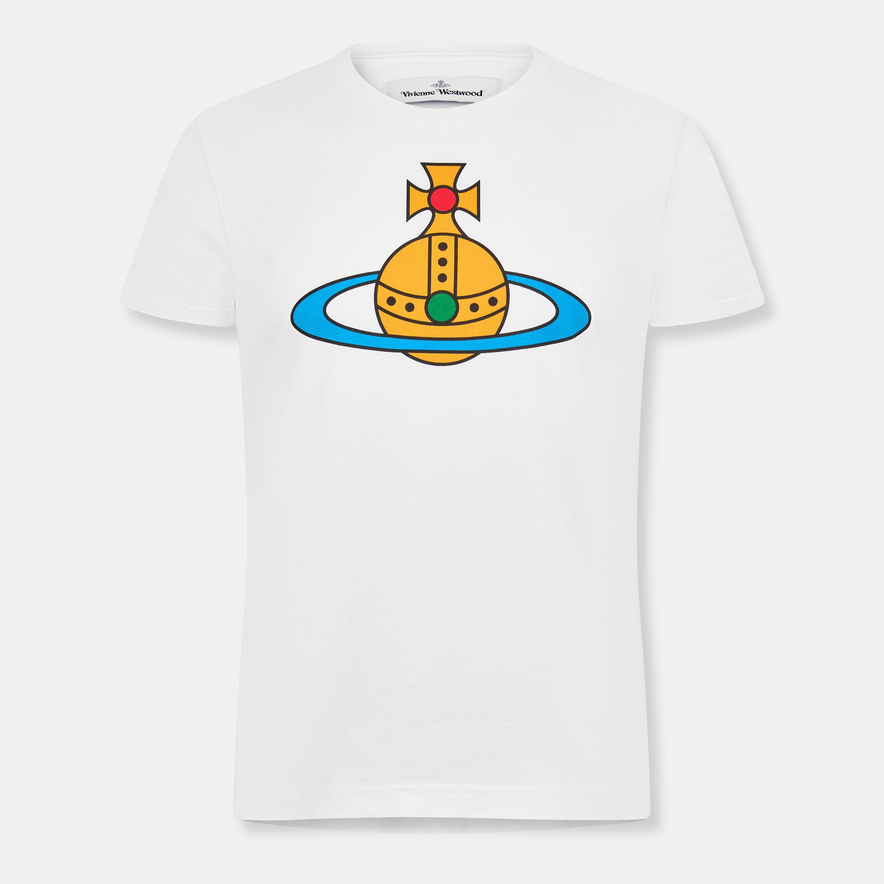 Vivienne Westwood Men's Viv Big Orb T-Shirt - White - XL