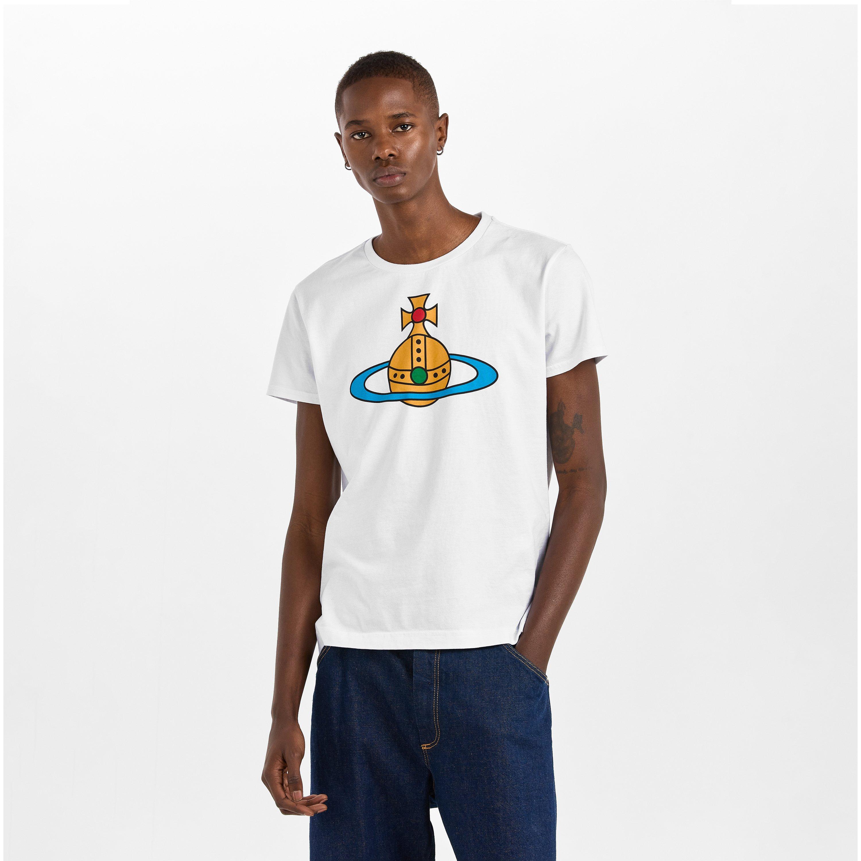 White - Vivienne Westwood - Viv Big Orb Tee Sn05 - 3
