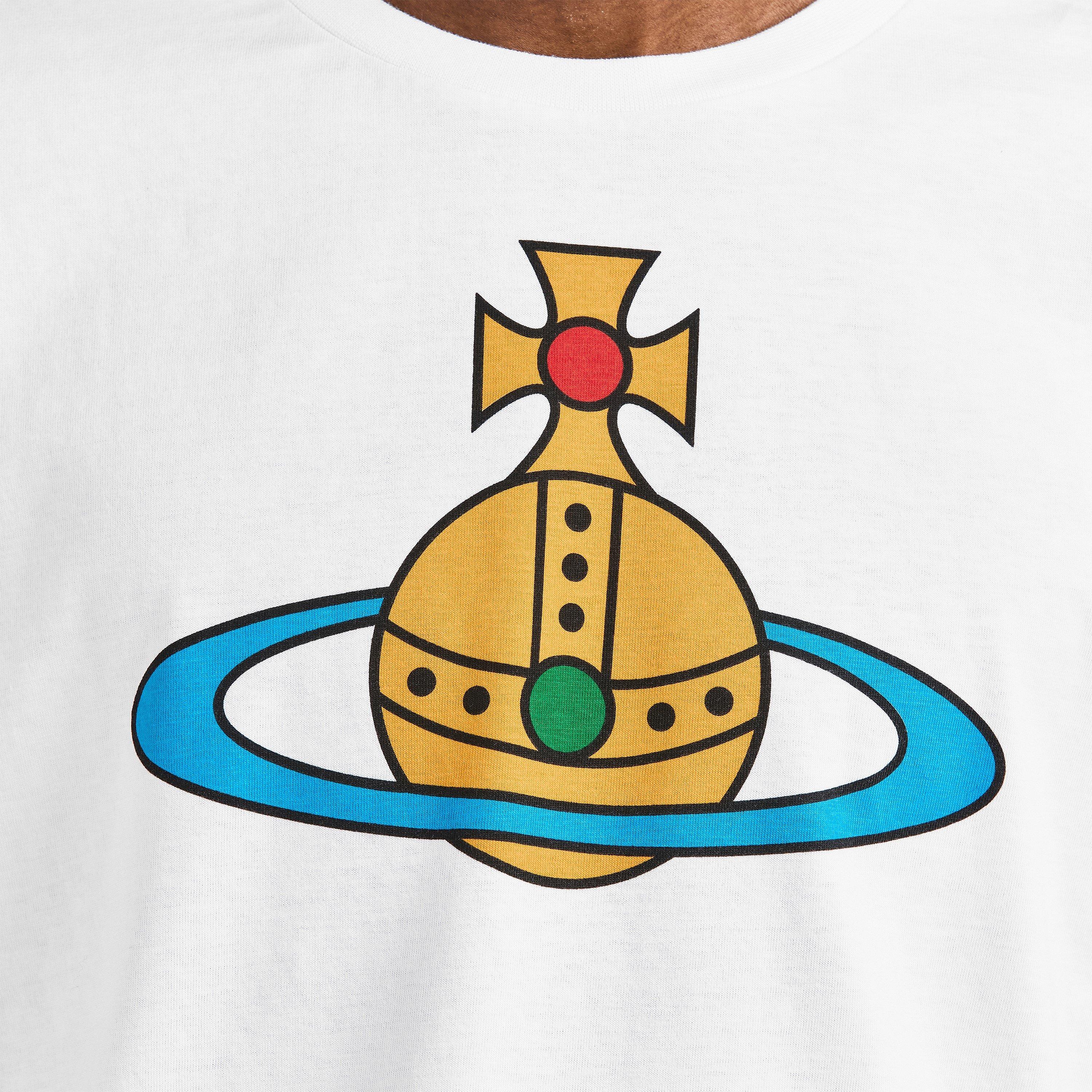 White - Vivienne Westwood - Viv Big Orb Tee Sn05 - 5