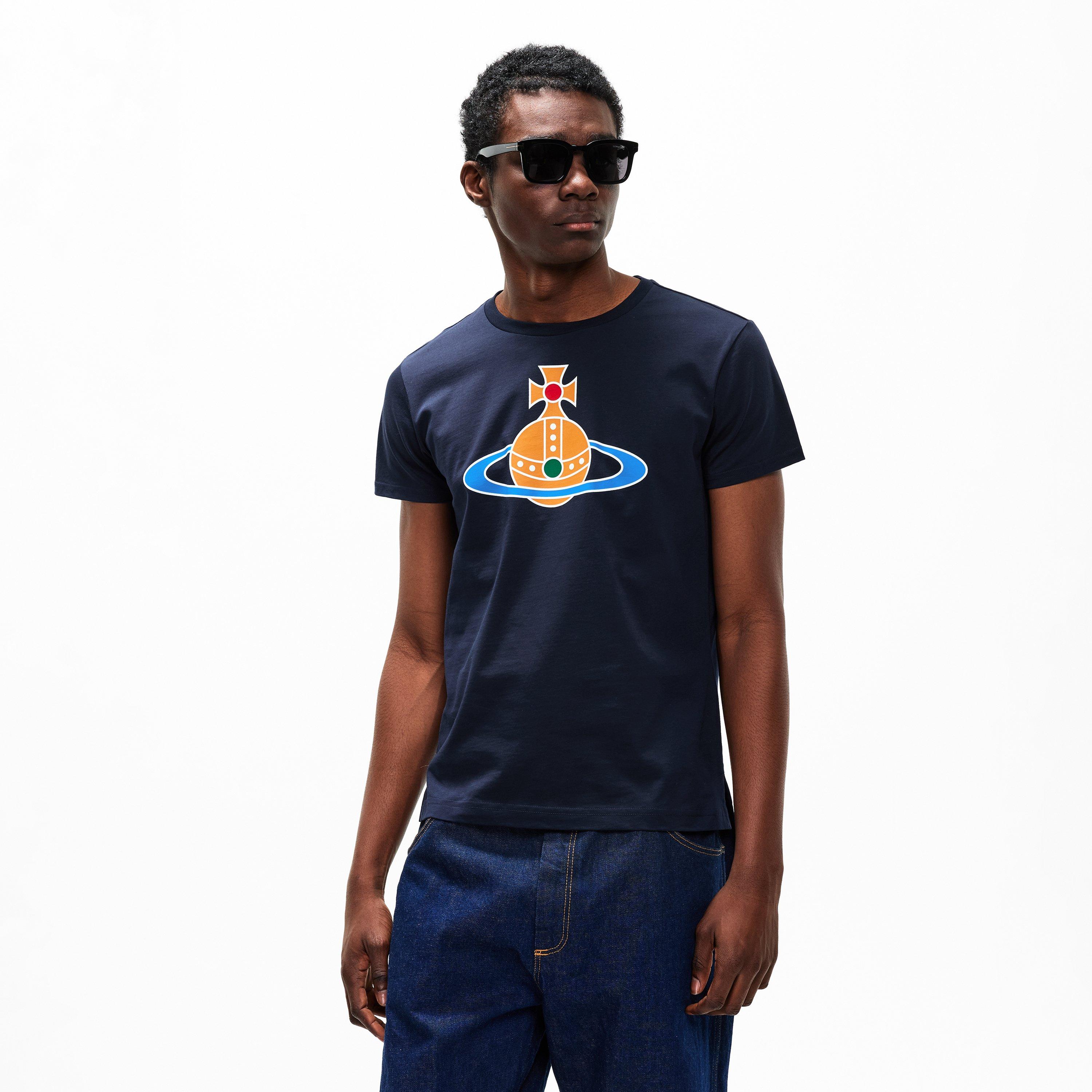 ヴィヴィアンBatterseaPowerStationビッグマンT Vivienne Westwood Men's Viv Big Orb T-Shirt | Flannels